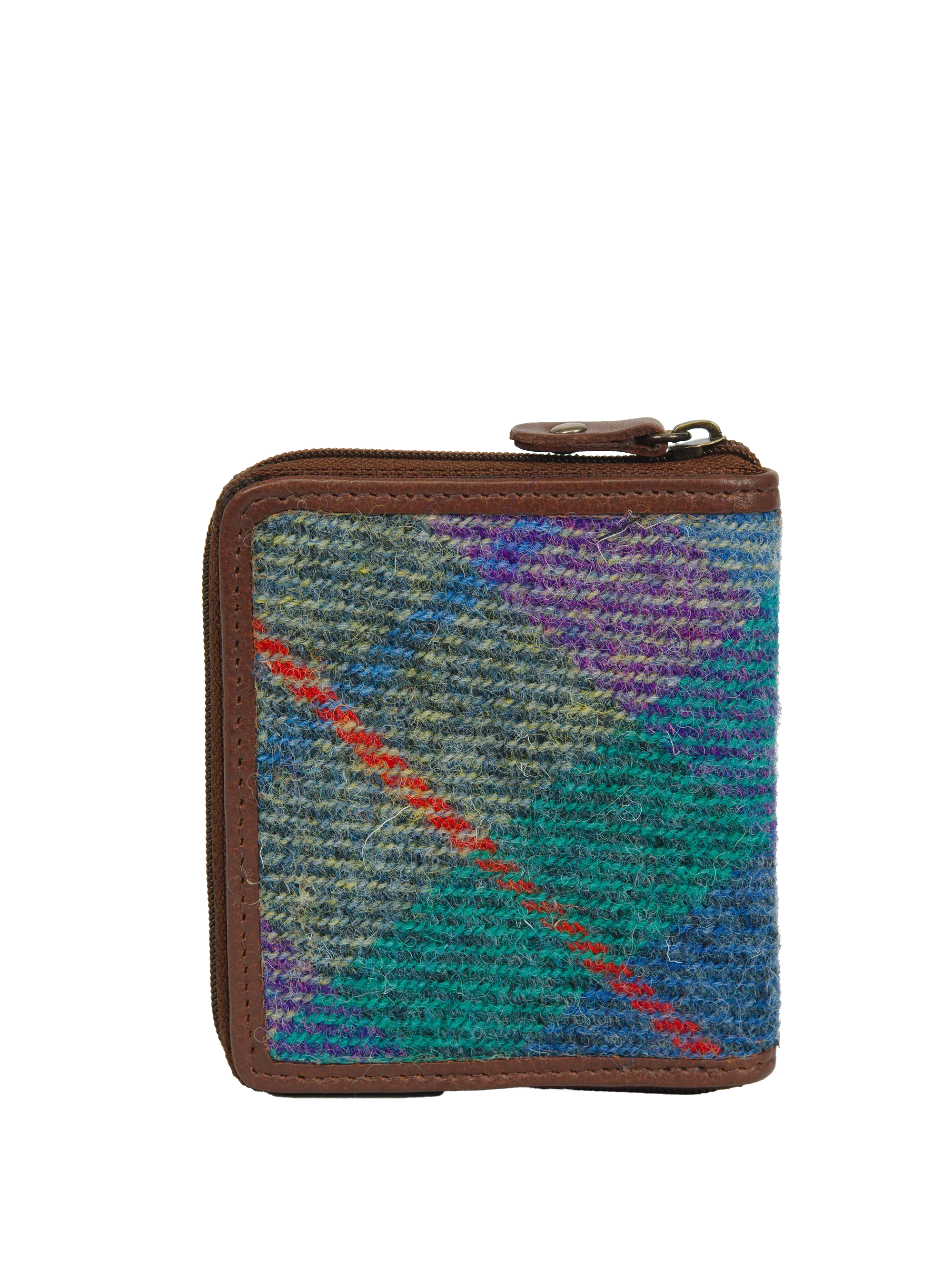 Harris Tweed Compact Zip Wallet - A085 - Image 6