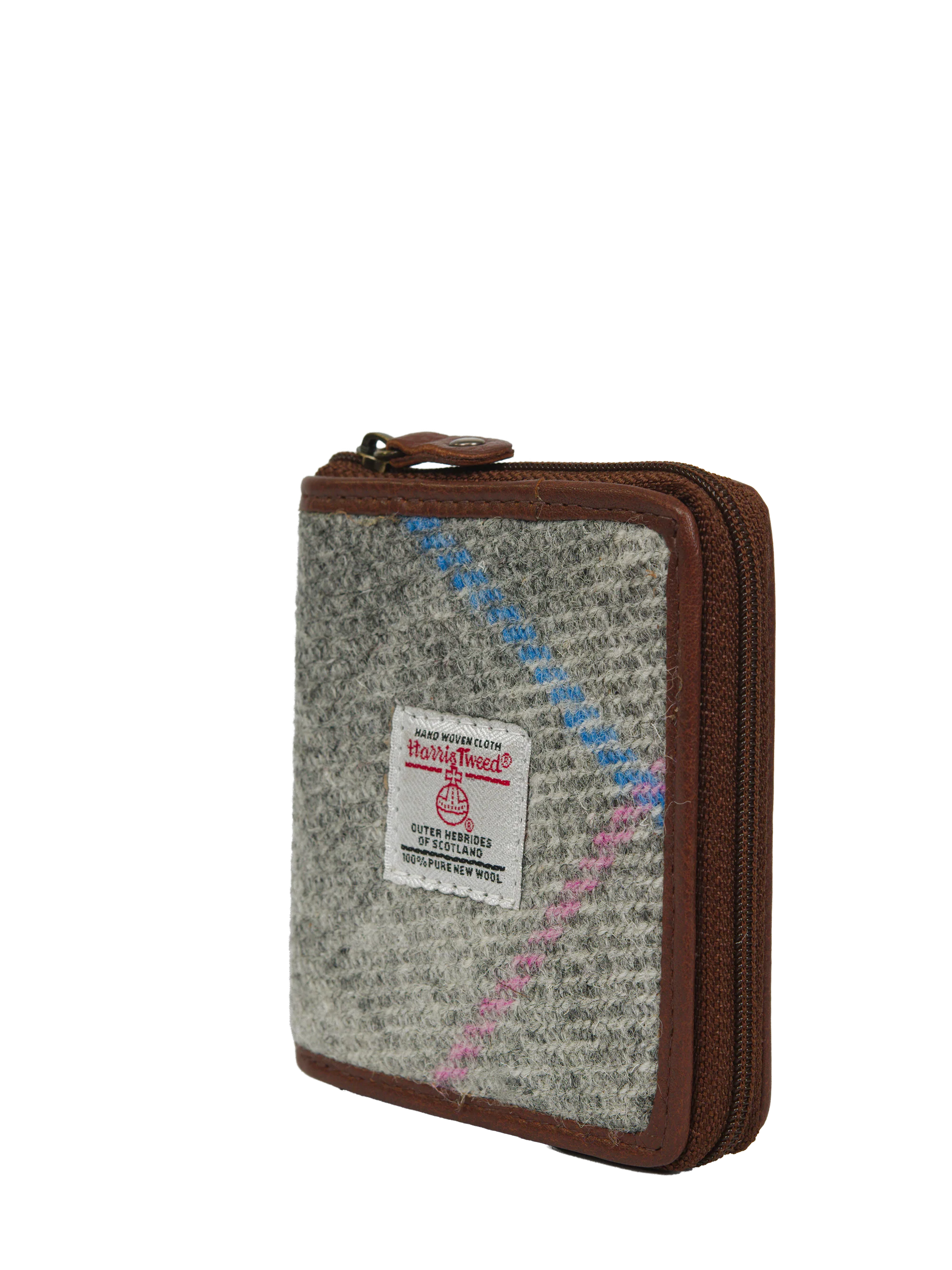 Harris Tweed Compact Zip Wallet - A095 - Image 3
