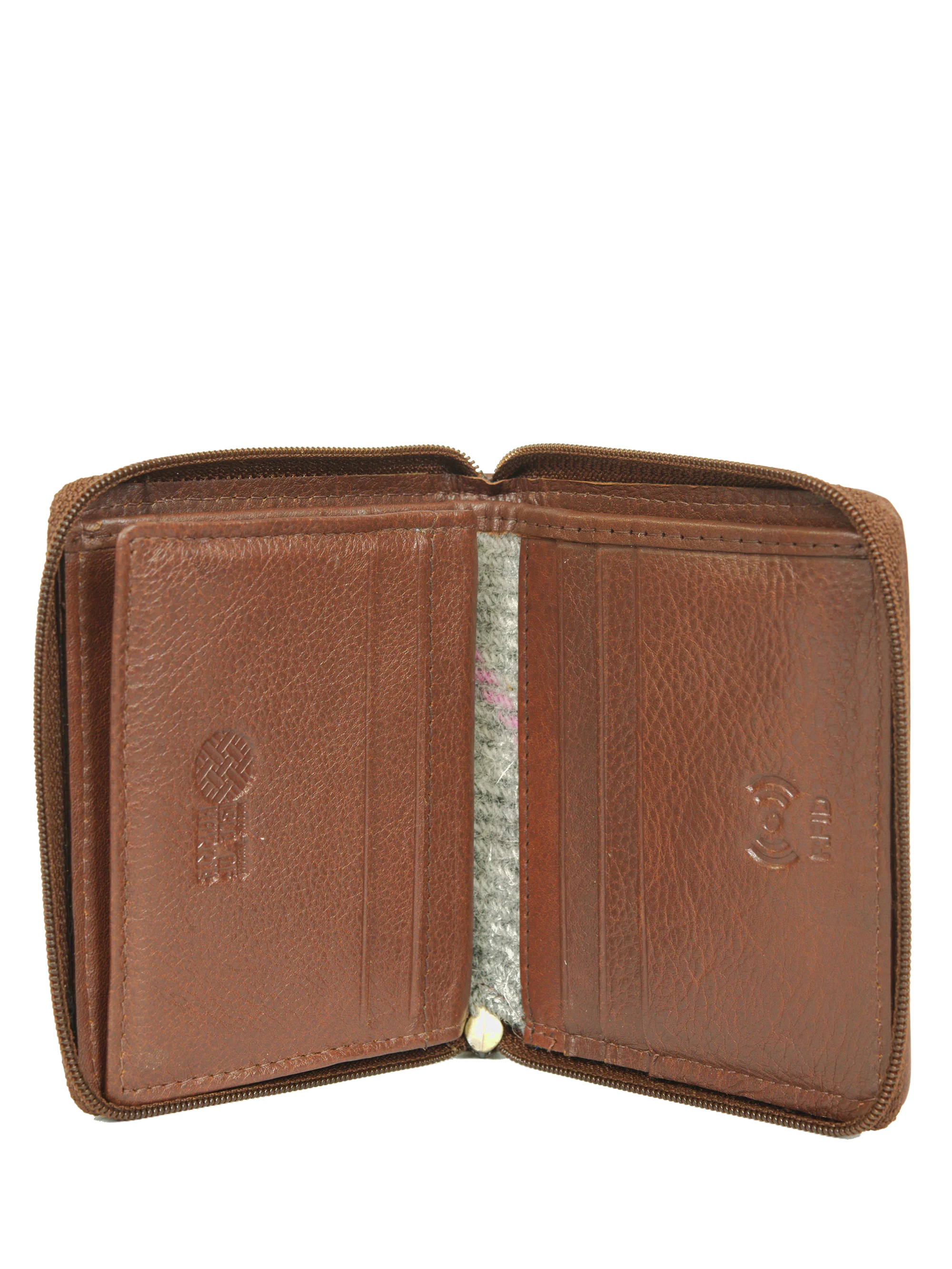 Harris Tweed Compact Zip Wallet - A095 - Image 5