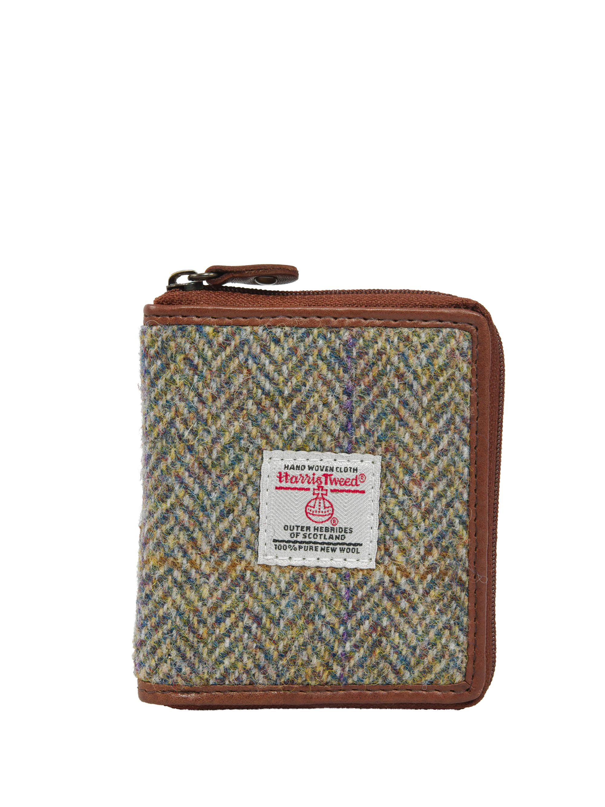 Harris Tweed Compact Zip Wallet - HB107