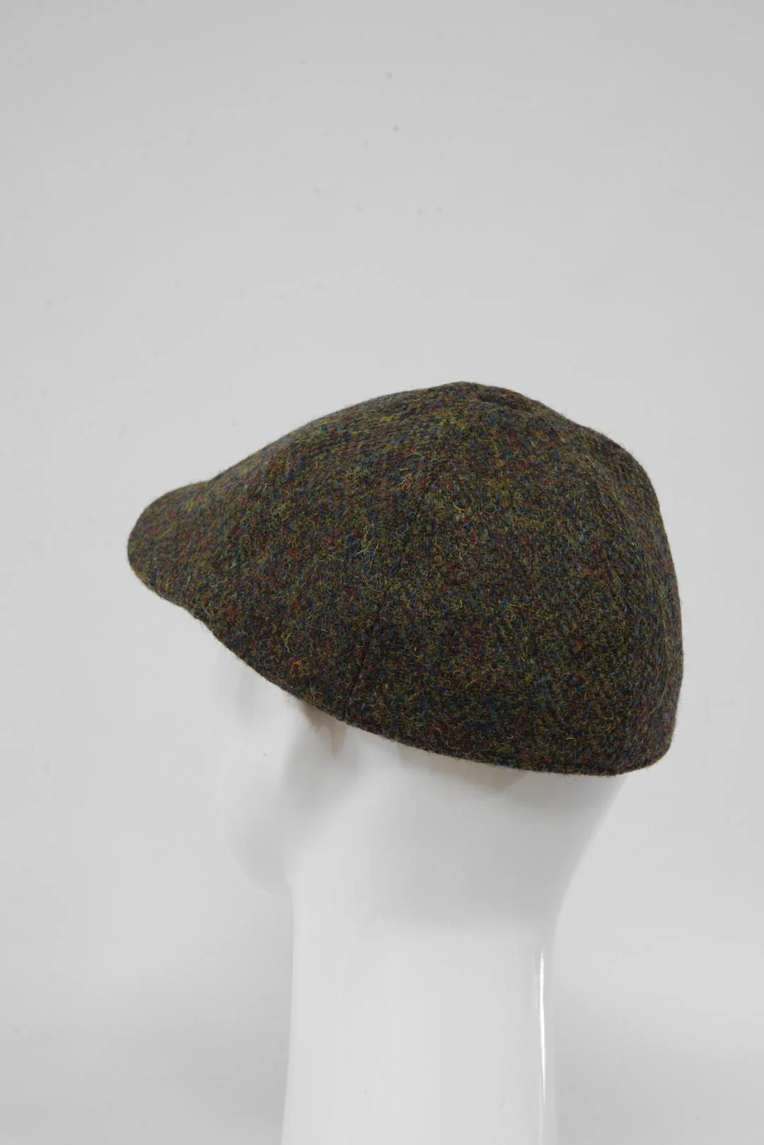 Harris Tweed Duck Bill Cap - Forest Green (HH) - Image 3