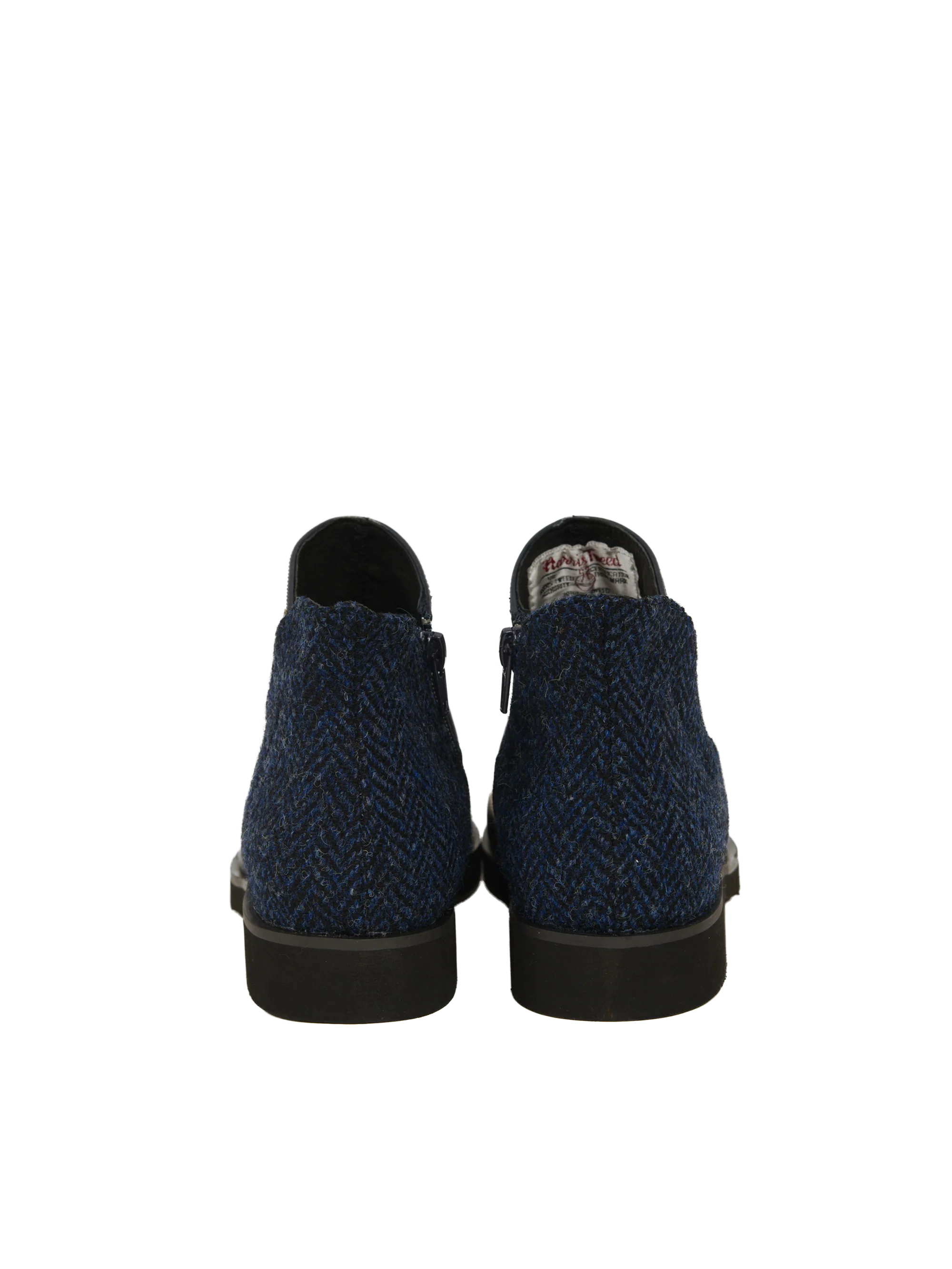 Harris Tweed Eilidh Boots - Navy Herringbone - Image 4