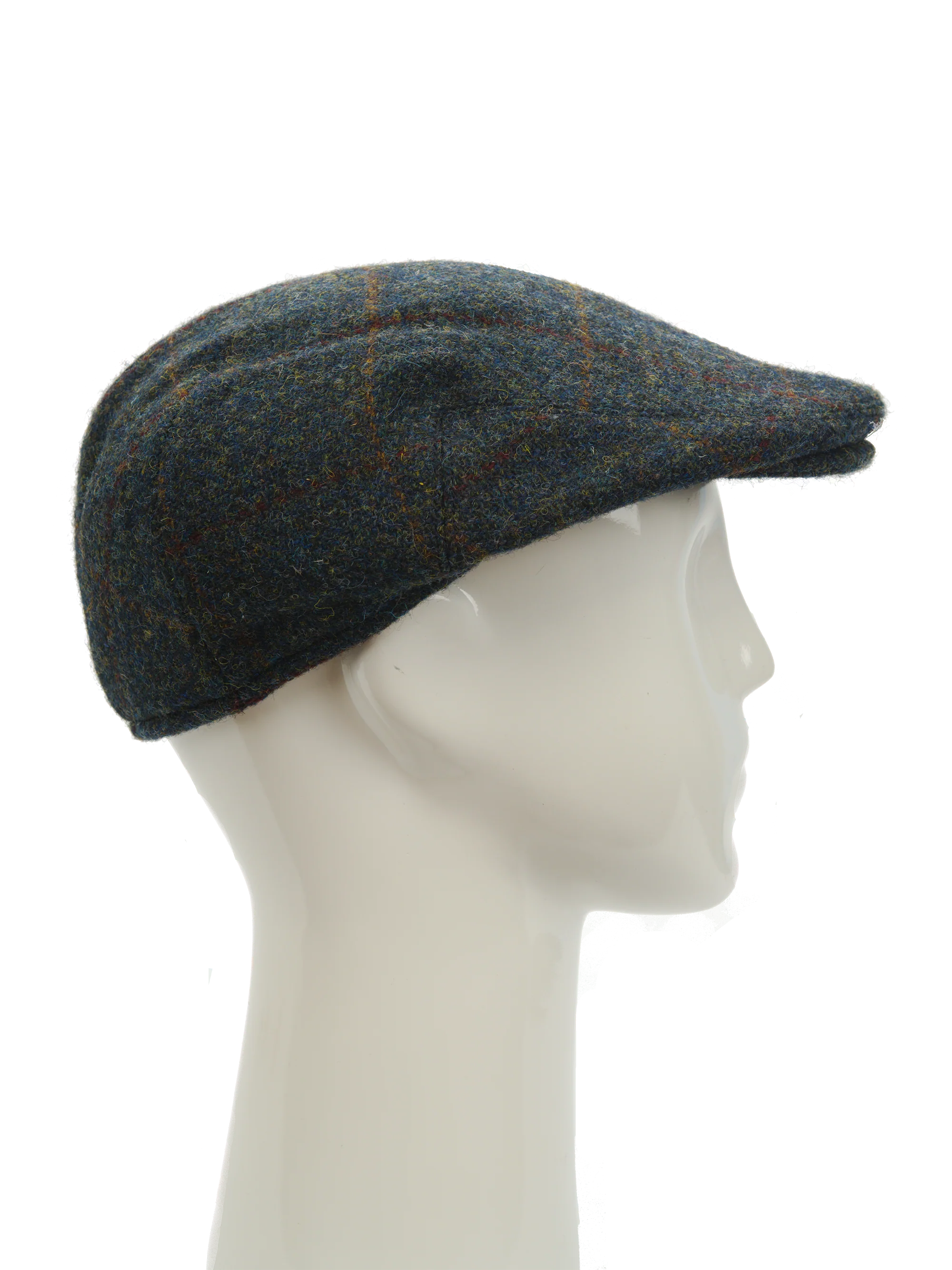 Harris Tweed Flat Cap - Blue Multi (FW2018)