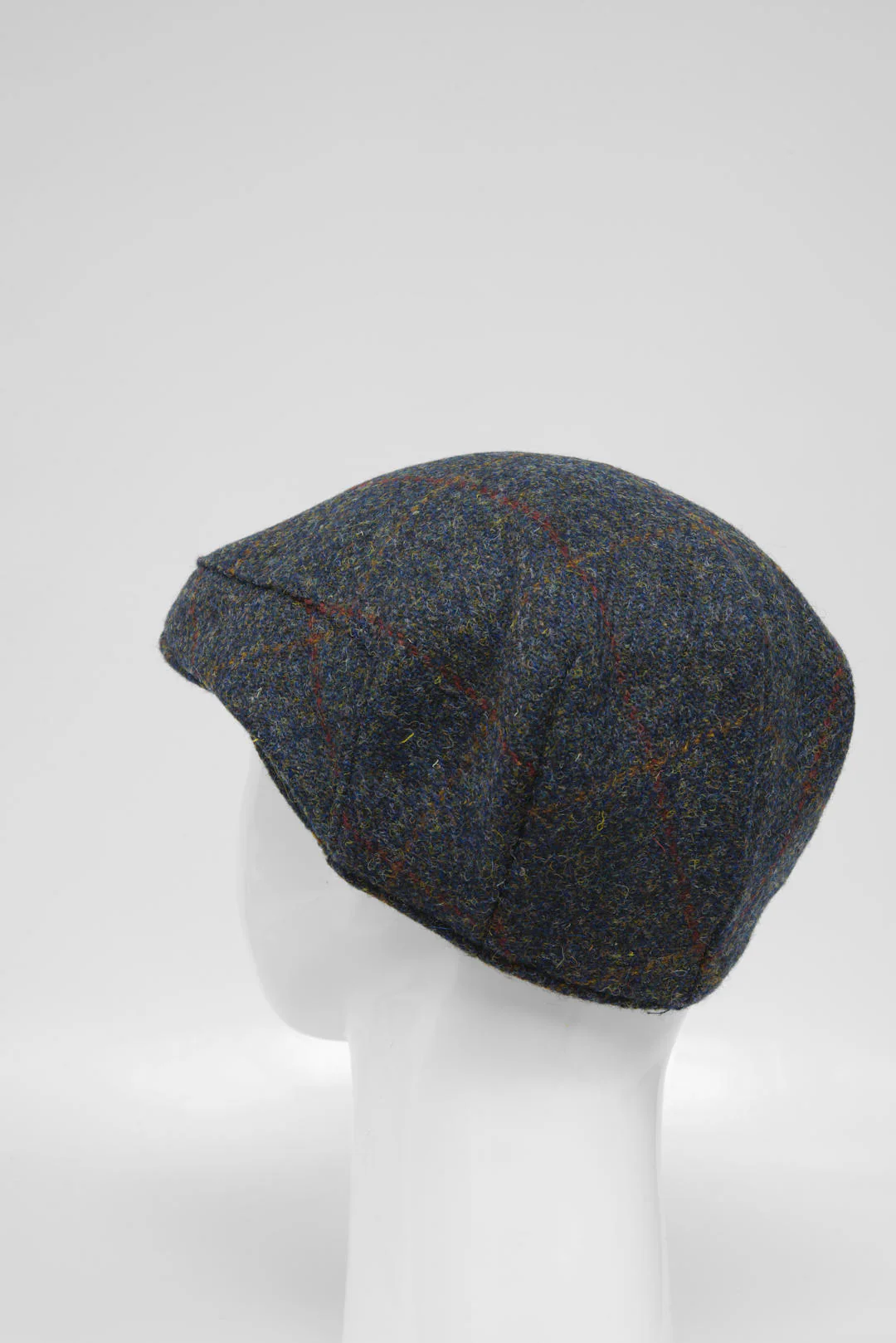 Harris Tweed Flat Cap - Blue Multi (HW) - Image 3