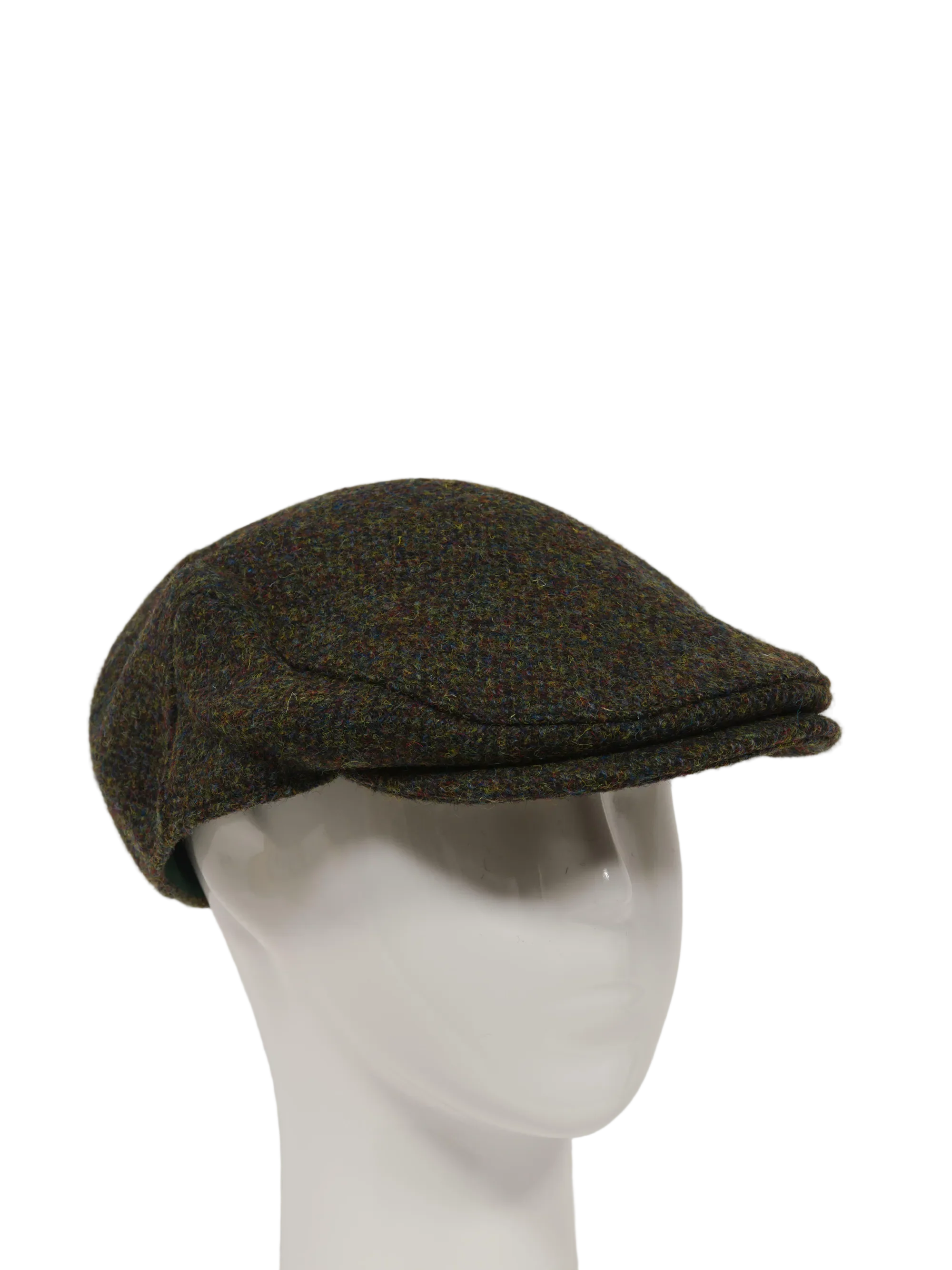 Harris Tweed Flat Cap - Forest Green HB (HH) - Image 2