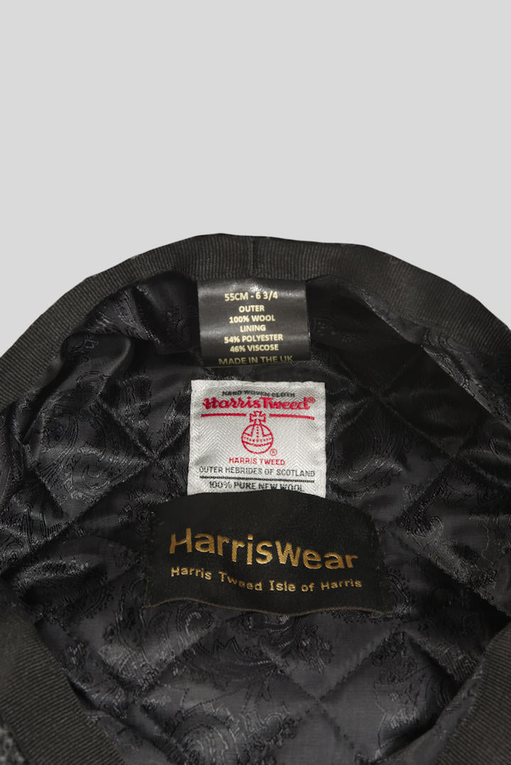 Harris Tweed Flat Cap - Tan Glen Check (HW) - Image 6