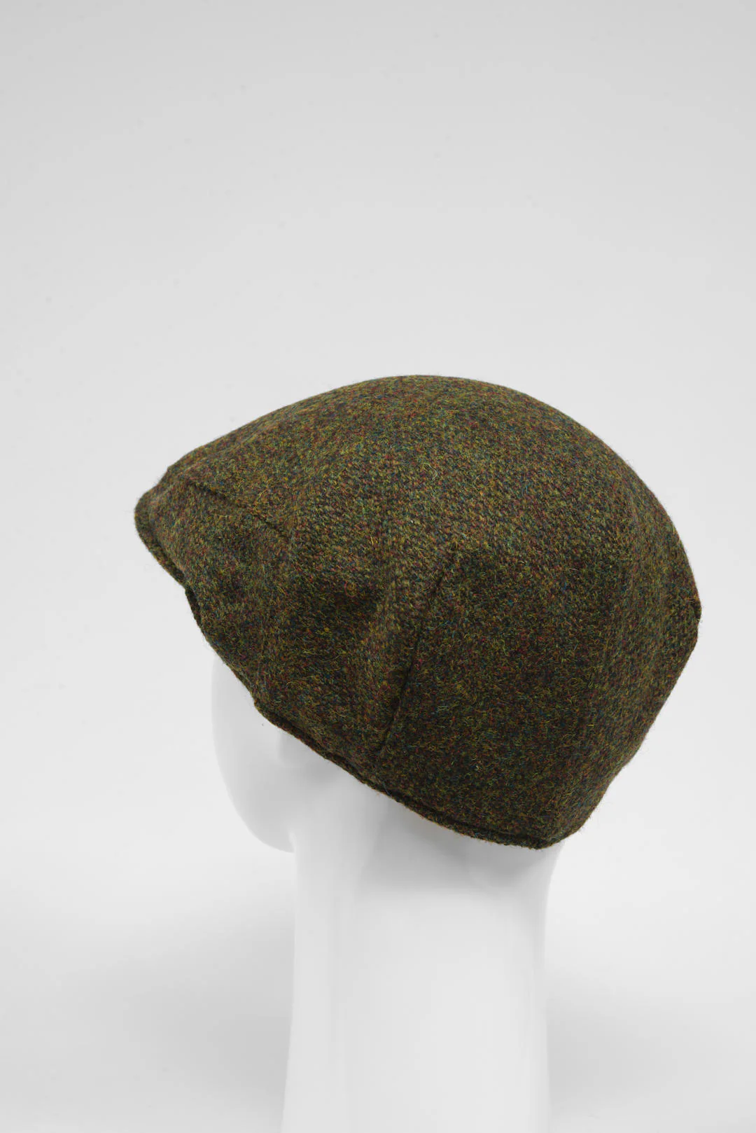 Harris Tweed Flat Cap Woodland - Green (HW) - Image 3