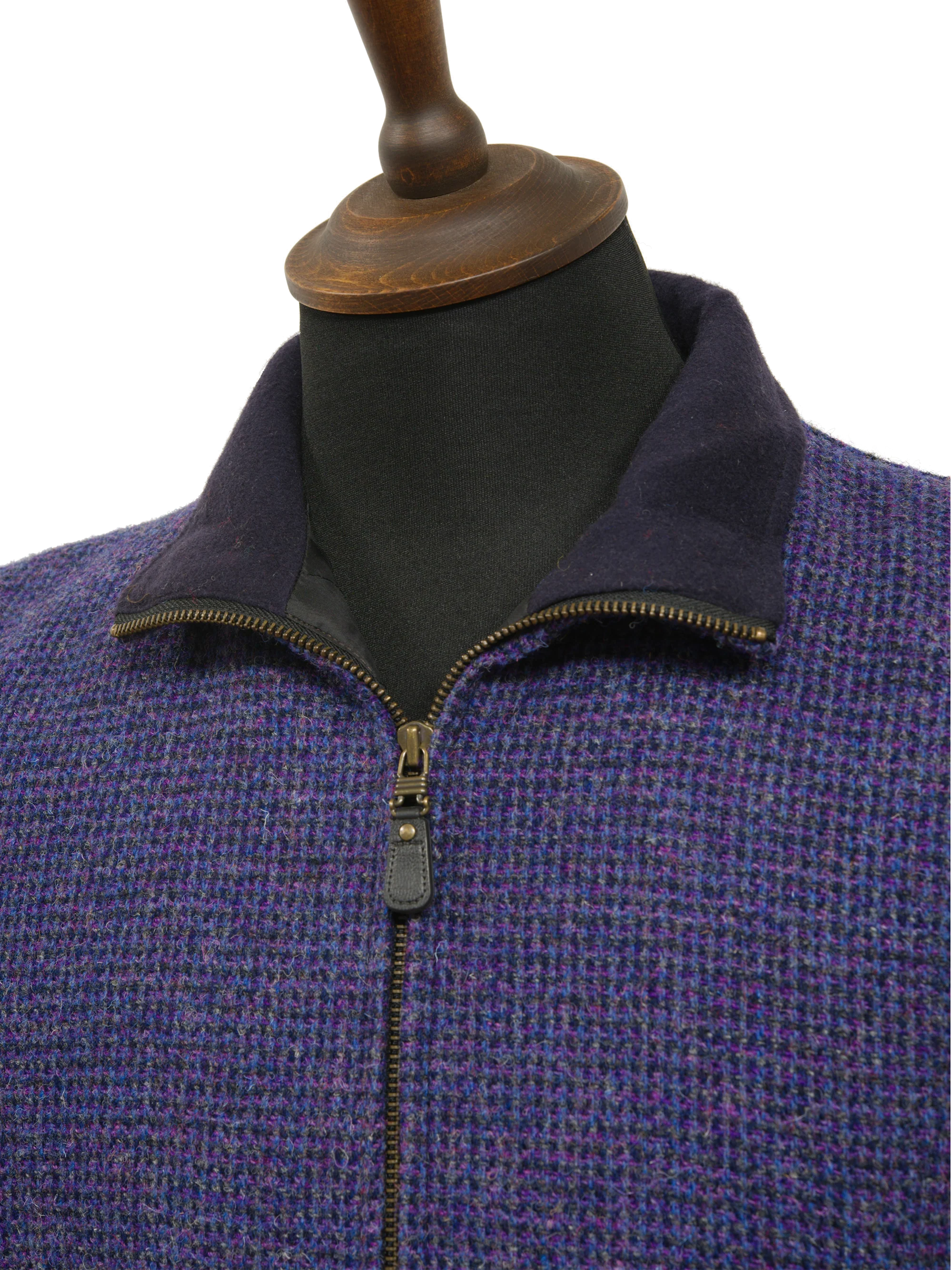 Harris Tweed Gilet - Violet - Image 4