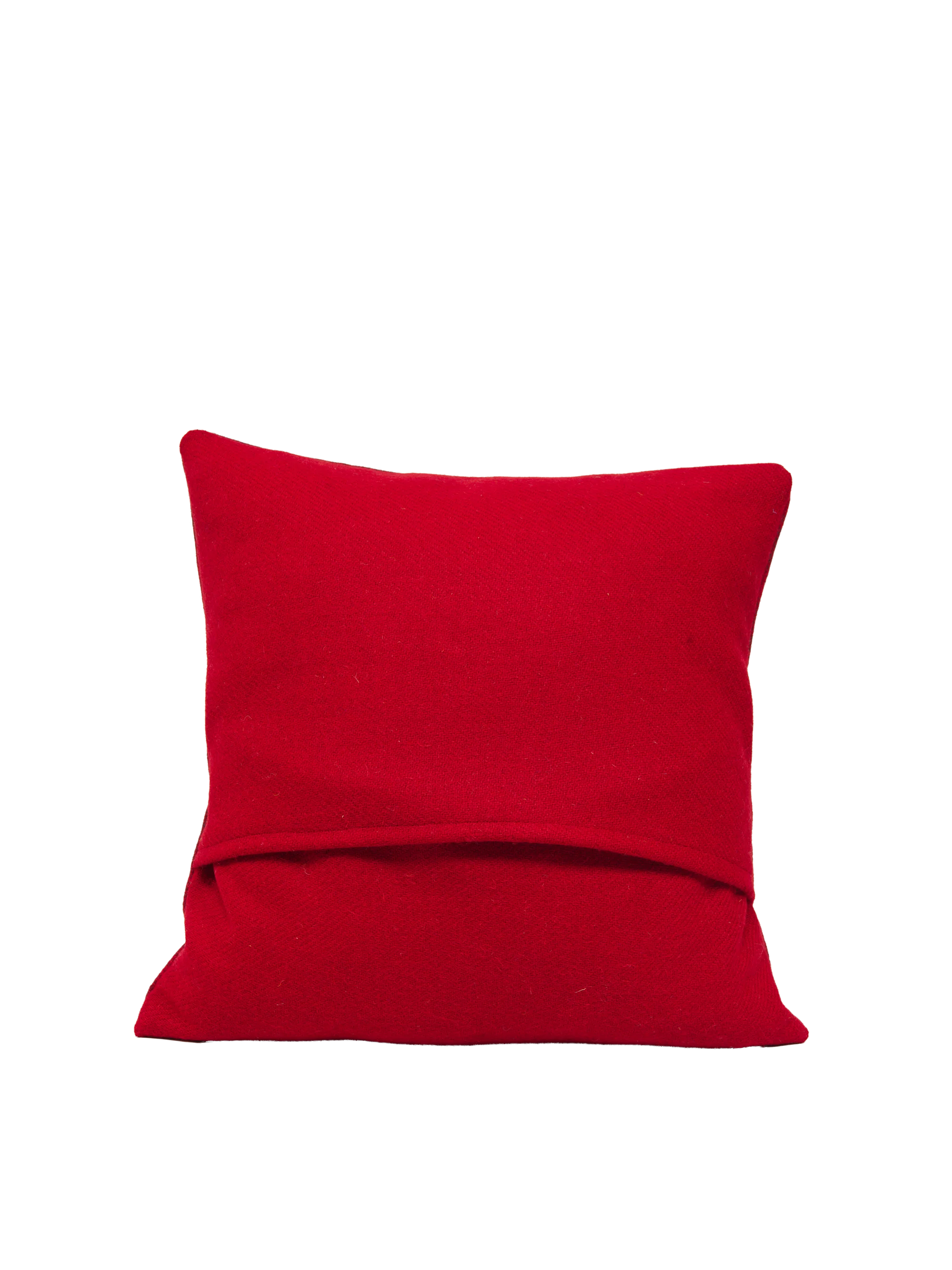 Harris Tweed Handmade Christmas Cushion - Santa - Image 3