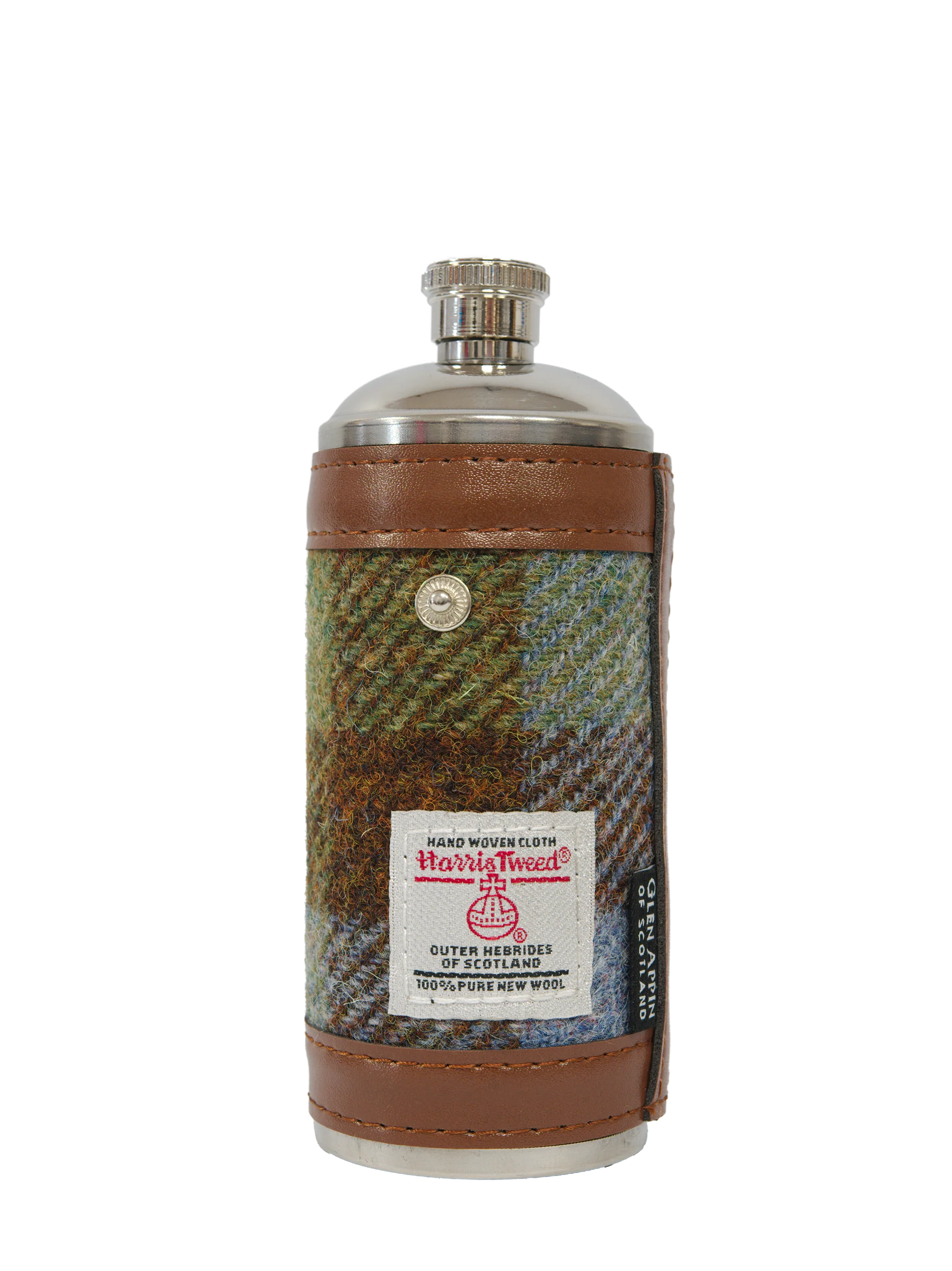 Harris Tweed Hunting Flask - A017 - Image 3