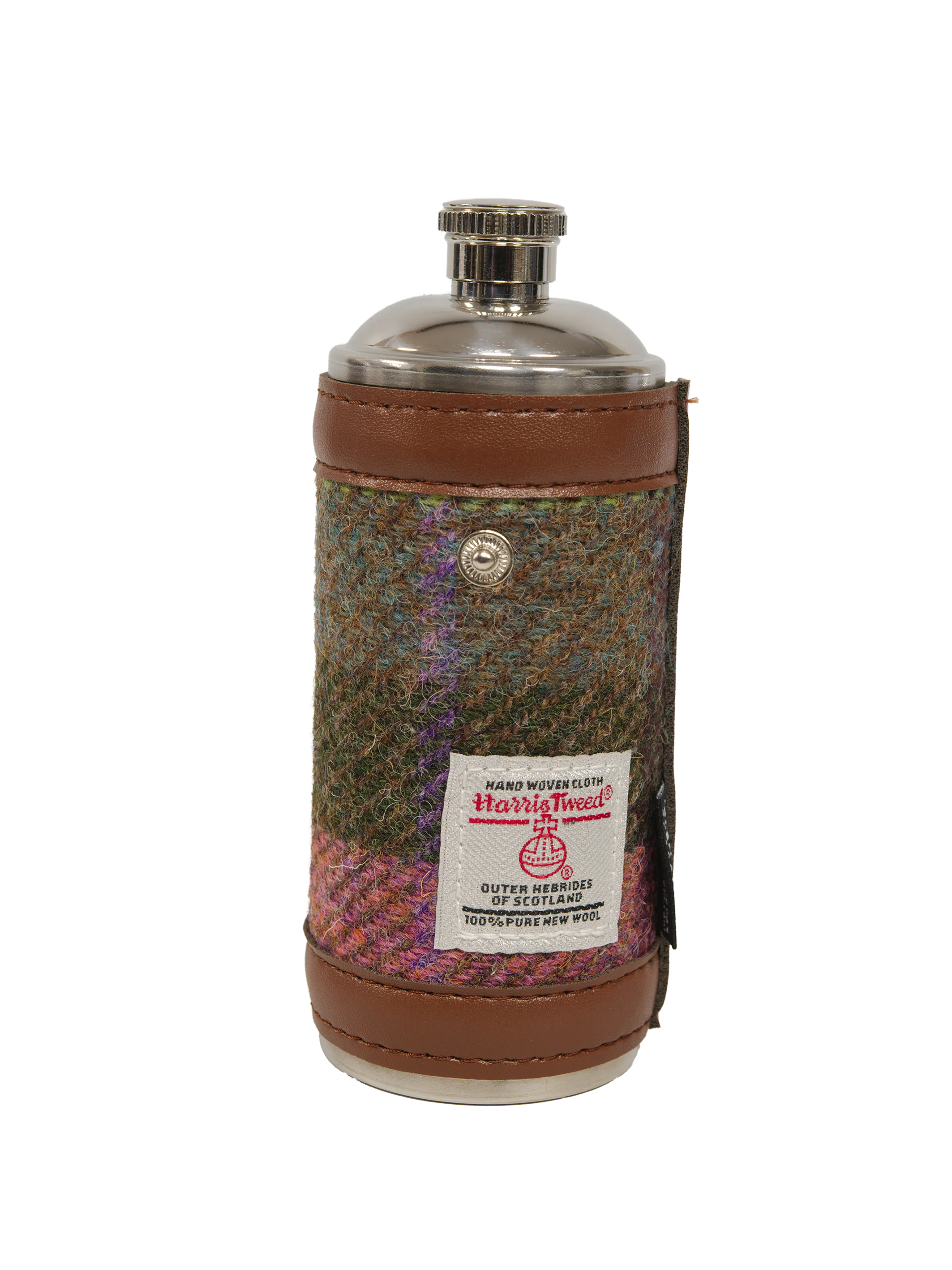 Harris Tweed Hunting Flask - A0254 - Image 3