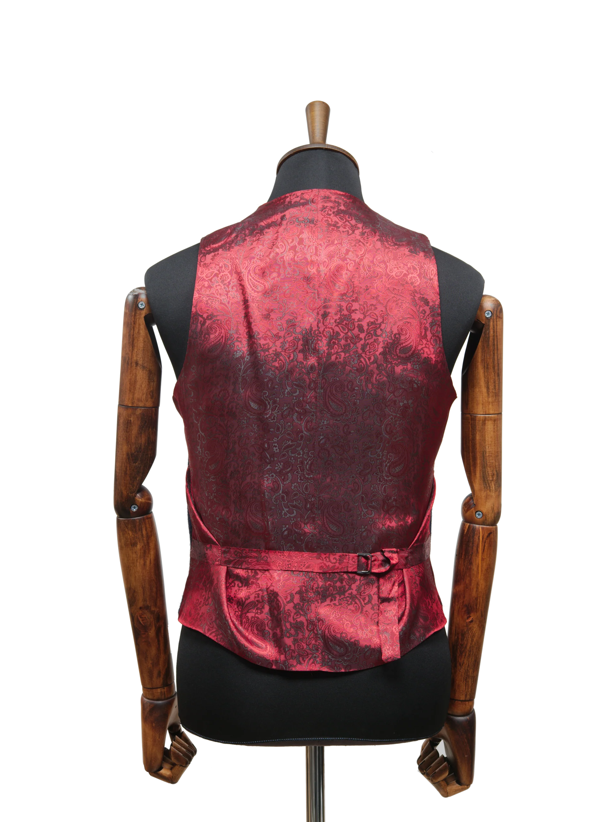 Harris Tweed Iain Waistcoat - Navy Herringbone - Image 3