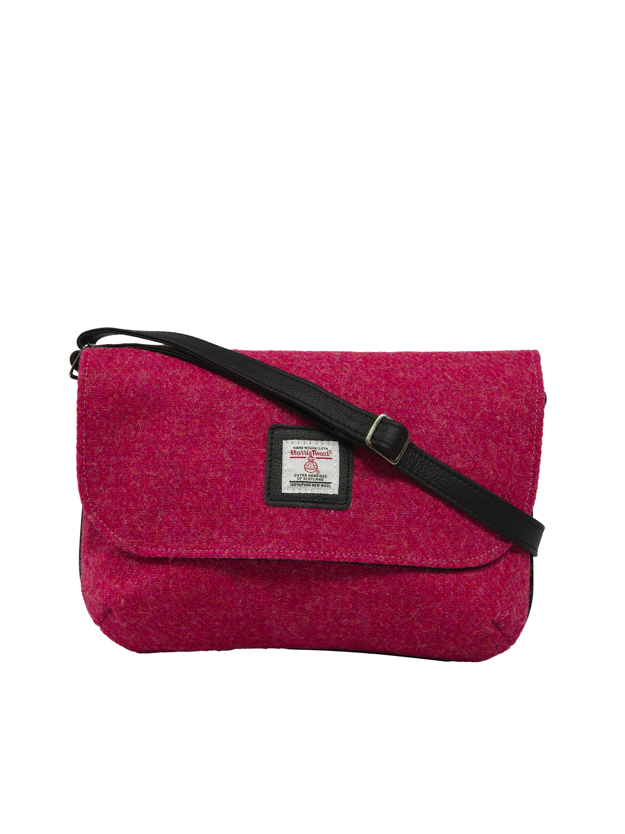 Harris Tweed Katie Bag - 349 (Black Leather)