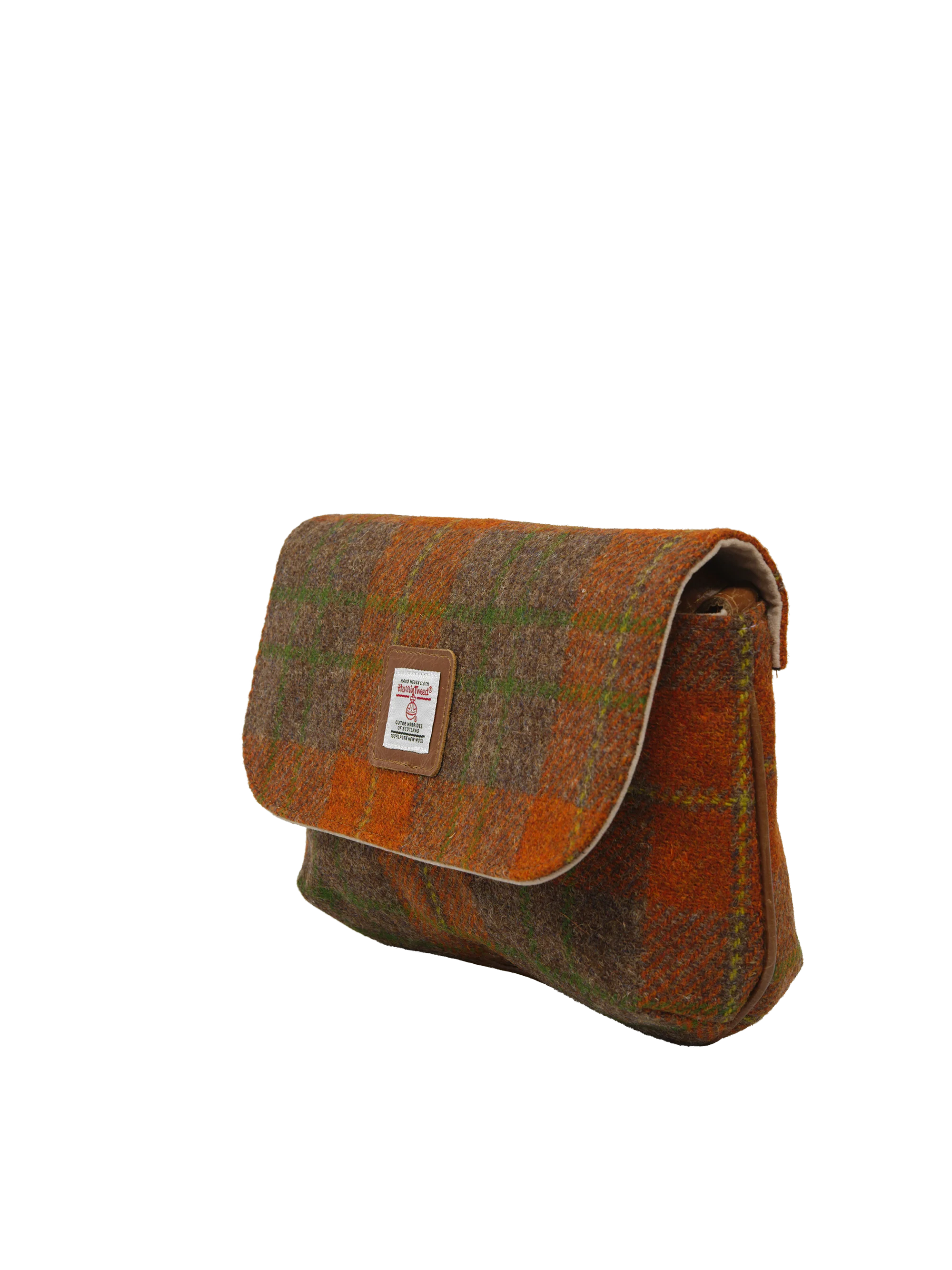 Harris Tweed Katie Bag - A0124 (Tan Leather) - Image 3