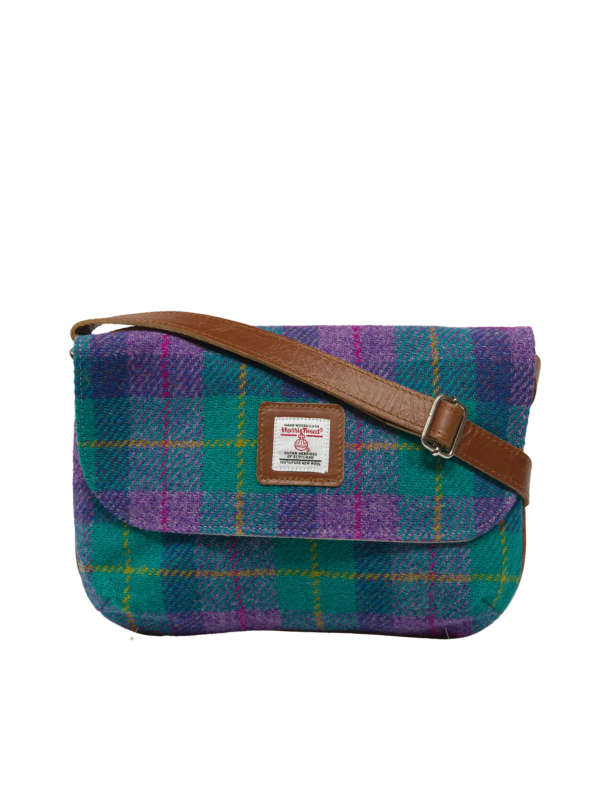 Harris Tweed Katie Bag - A0222 (Tan Leather)