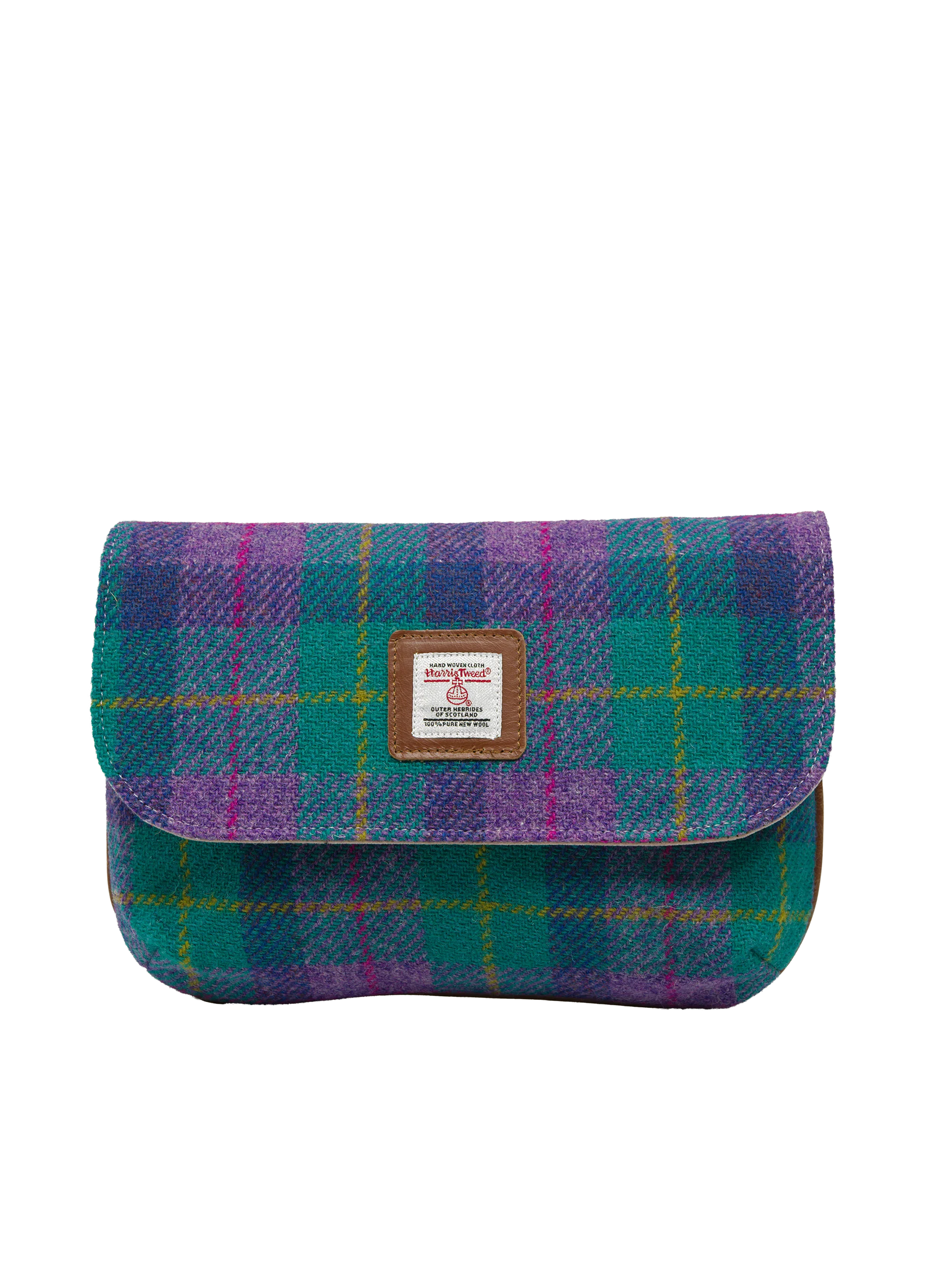 Harris Tweed Katie Bag - A0222 (Tan Leather) - Image 2