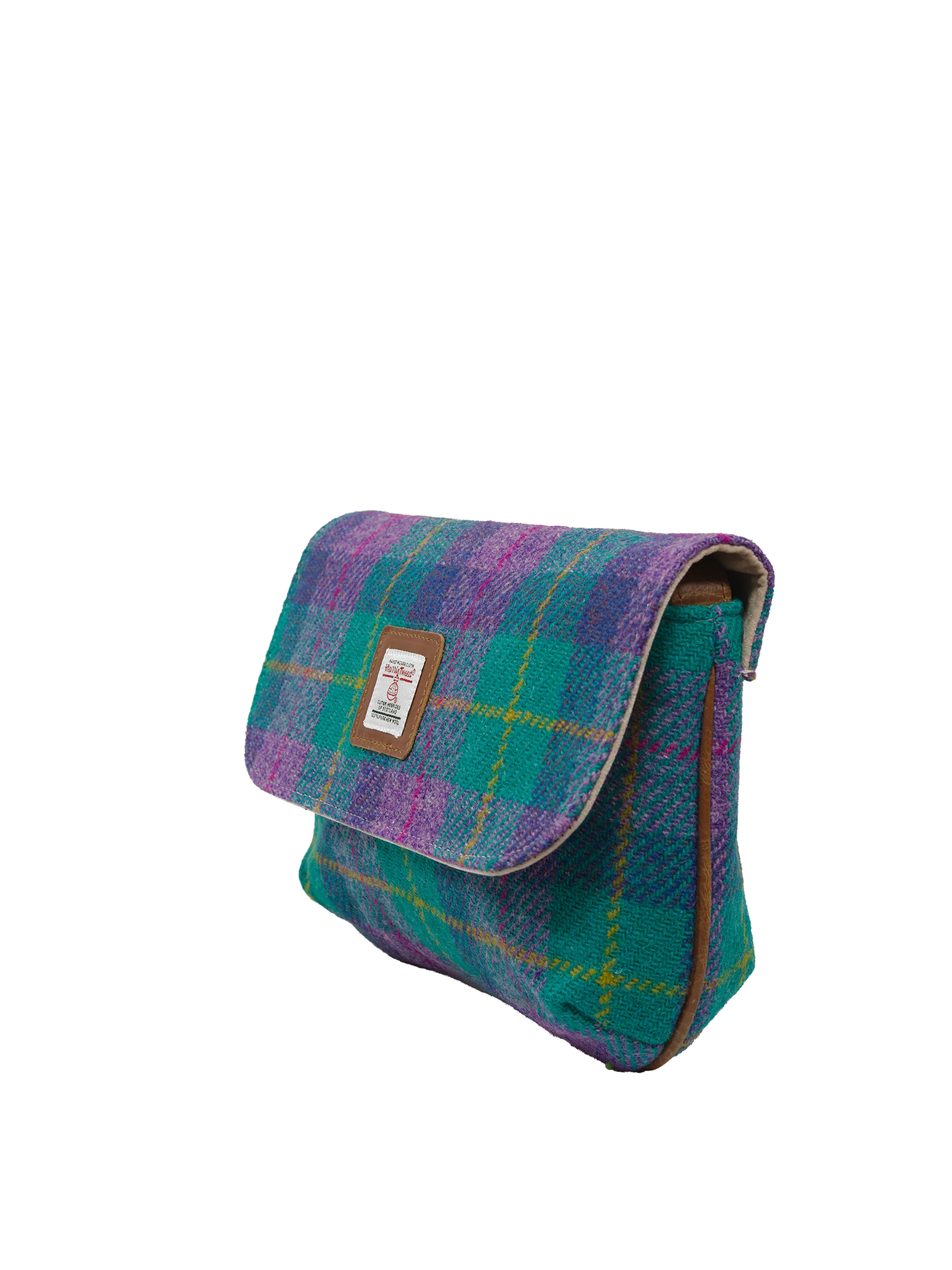 Harris Tweed Katie Bag - A0222 (Tan Leather) - Image 3