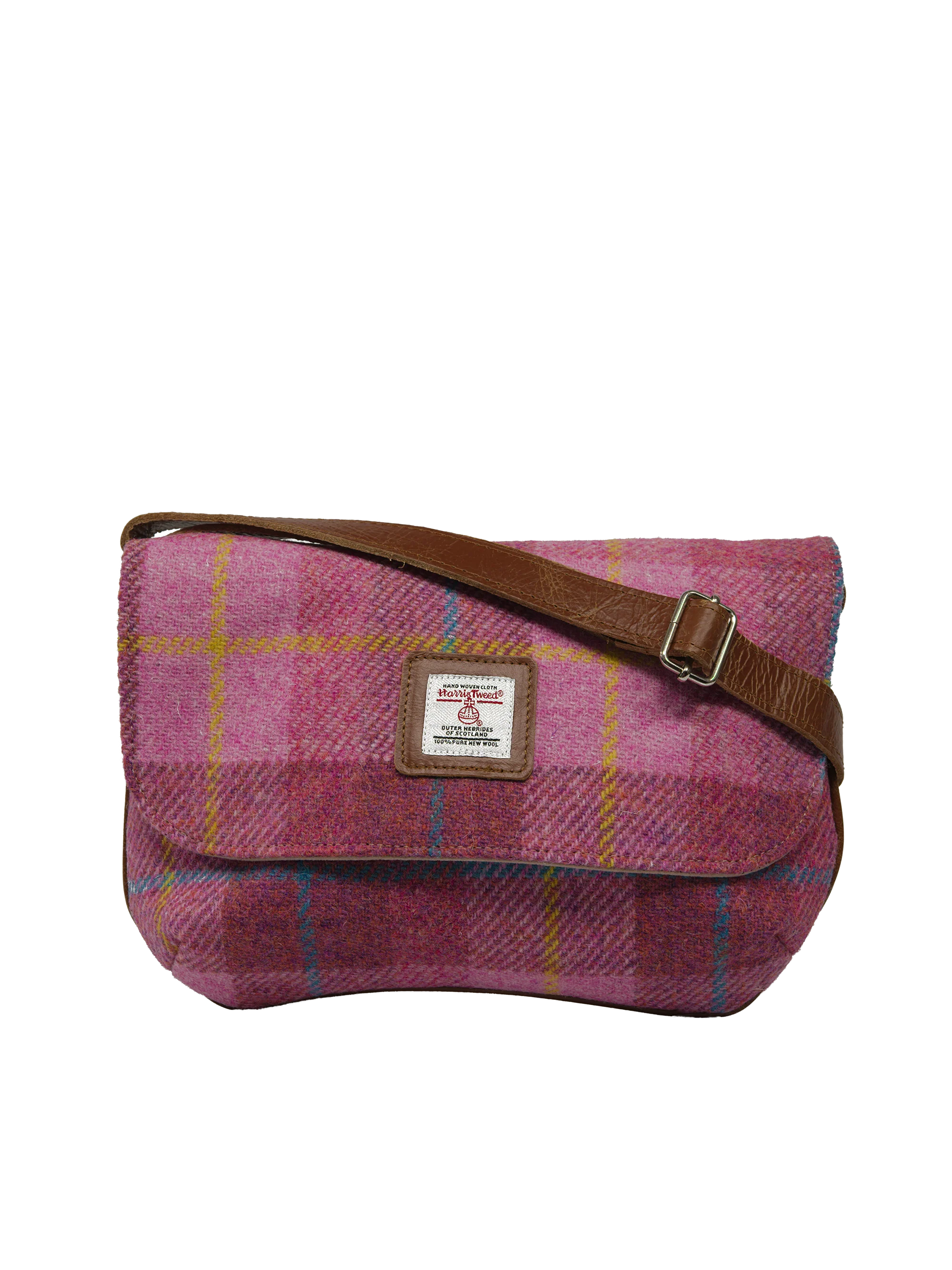 Harris Tweed Katie Bag - A0223 (Tan Leather)