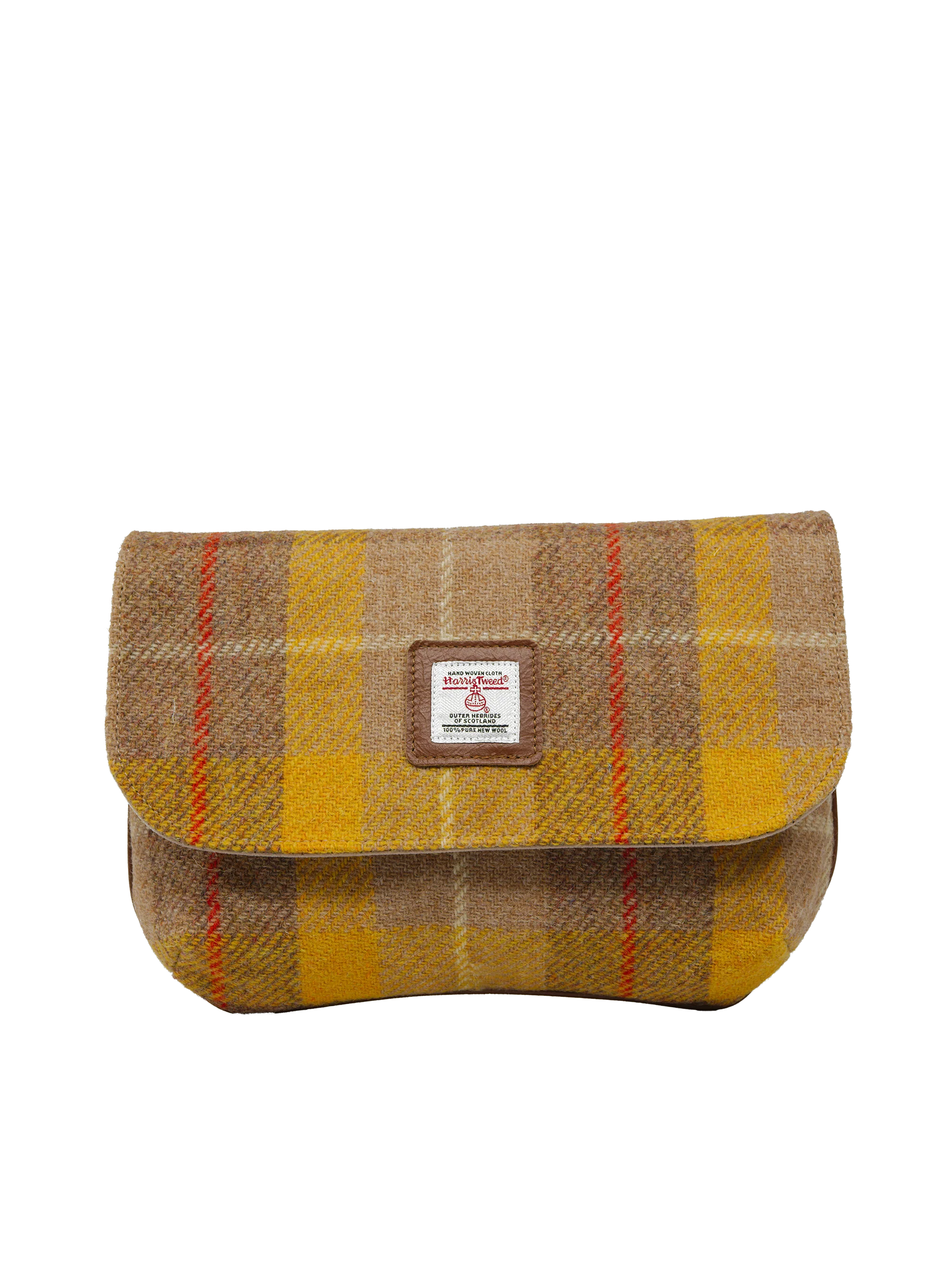 Harris Tweed Katie Bag - A0230 (Tan Leather) - Image 2