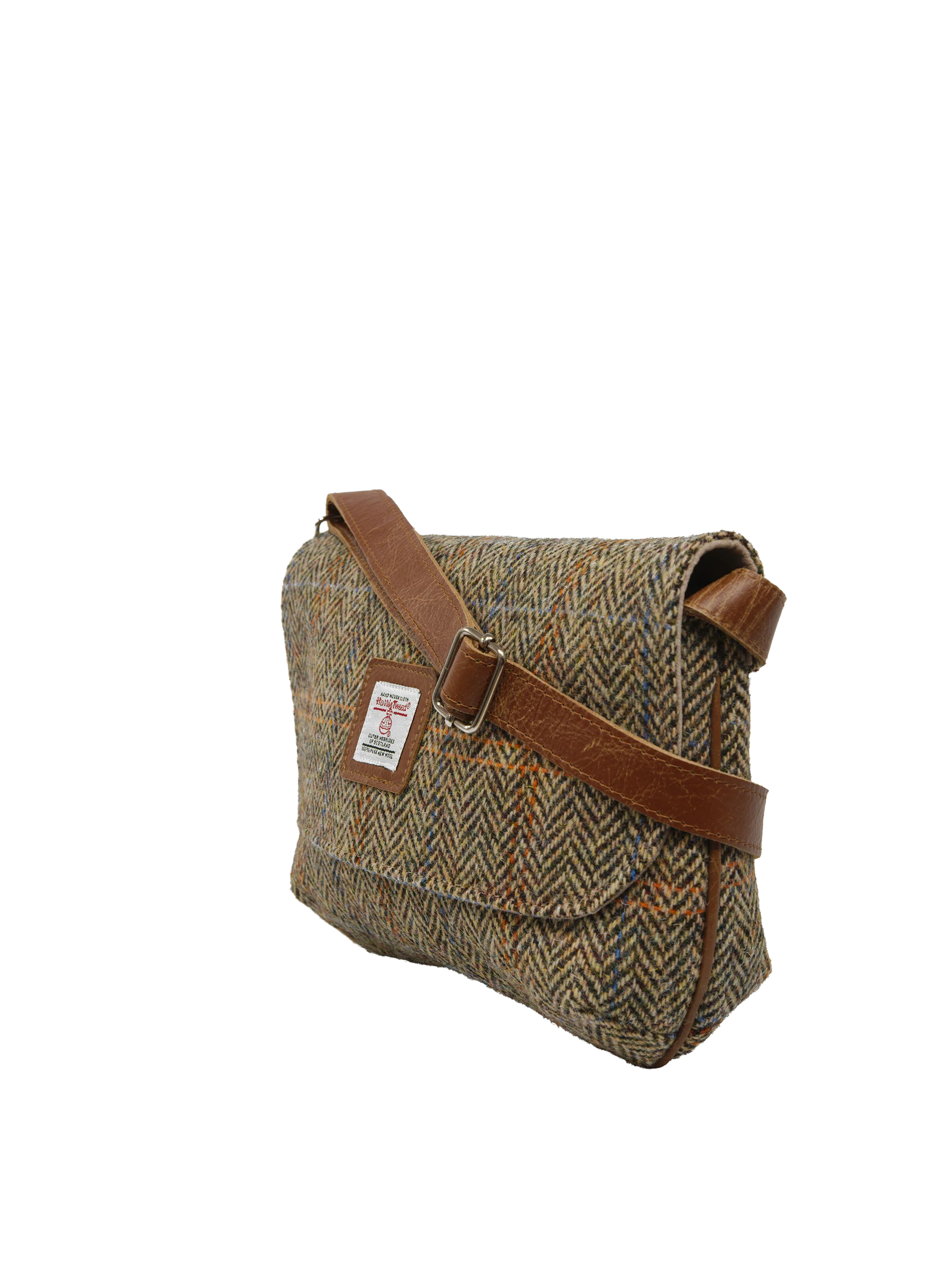 Harris Tweed Katie Bag - HB133 (Tan Leather) - Image 2