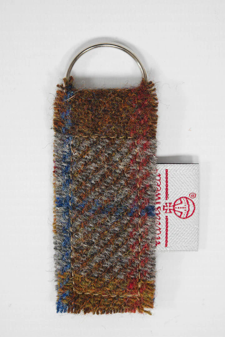 Harris Tweed Keyring - A0212 (Seam)