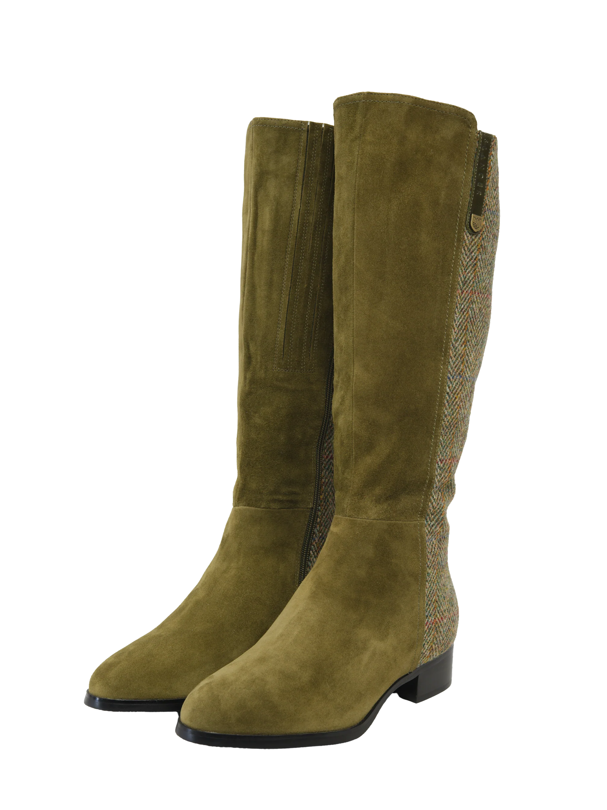 Harris Tweed Knee High Boots - HB55