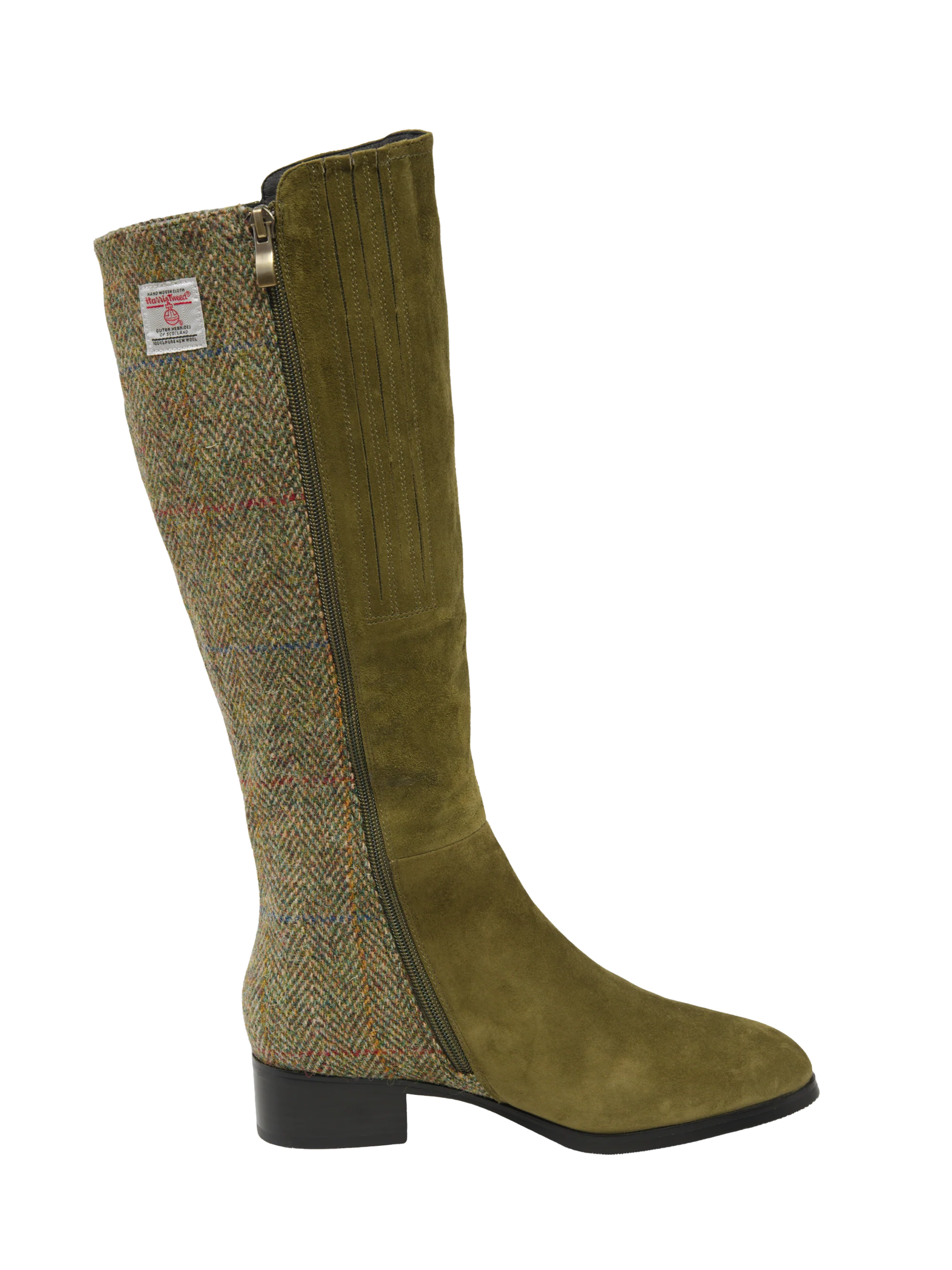 Harris Tweed Knee High Boots - HB55 - Image 5