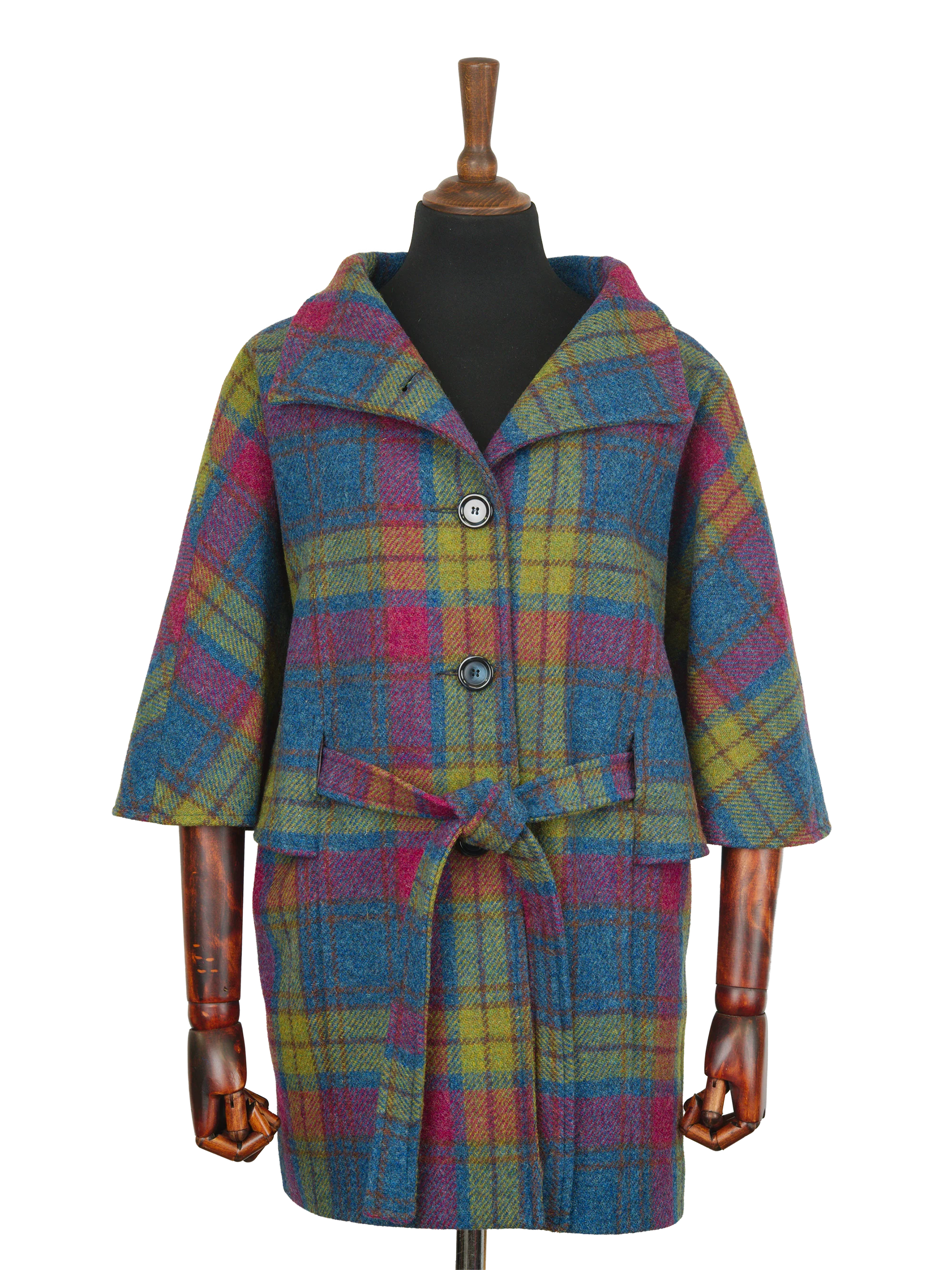 Harris Tweed Ladies Belted Cape - A0195