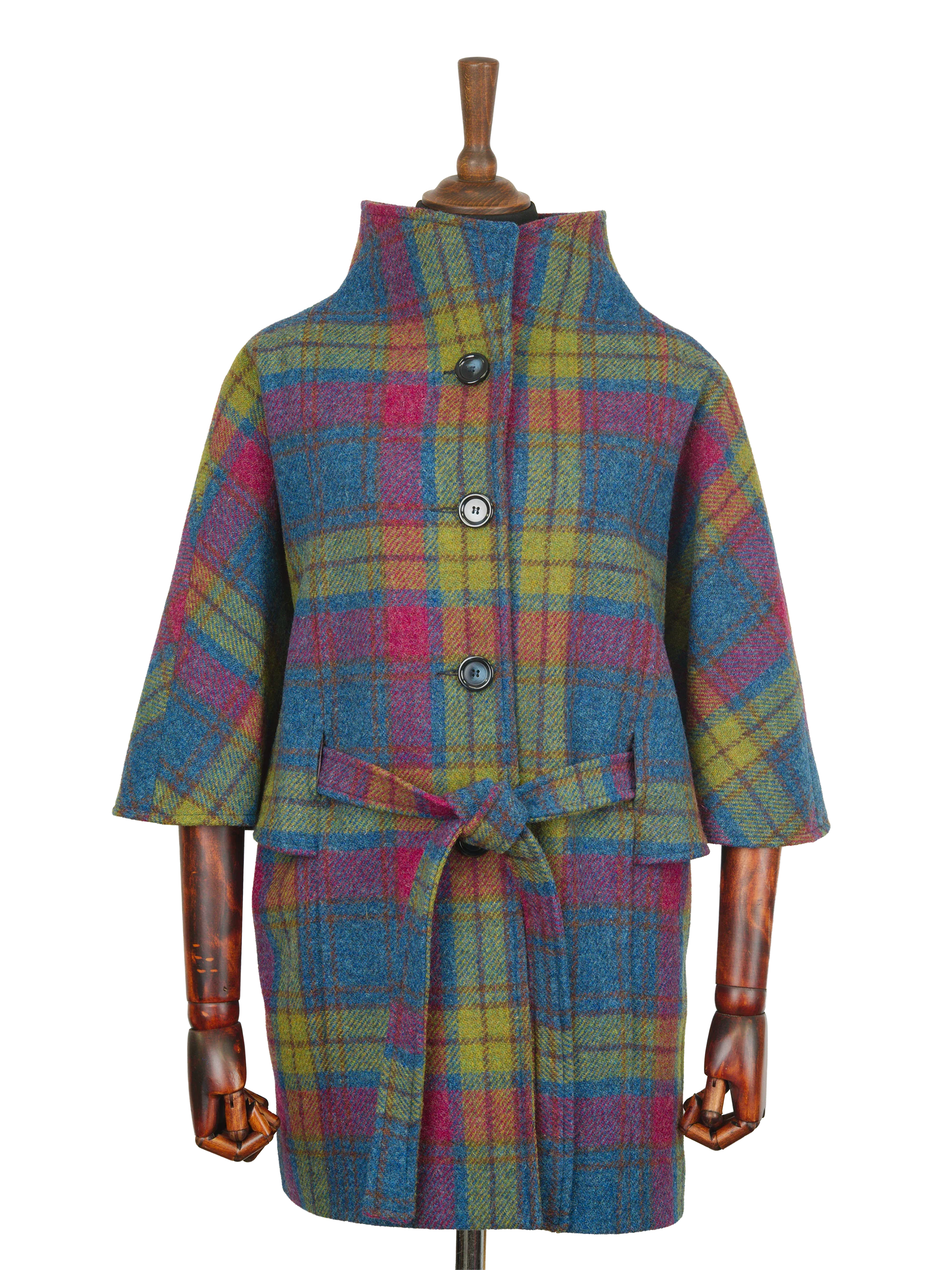 Harris Tweed Ladies Belted Cape - A0195 - Image 2