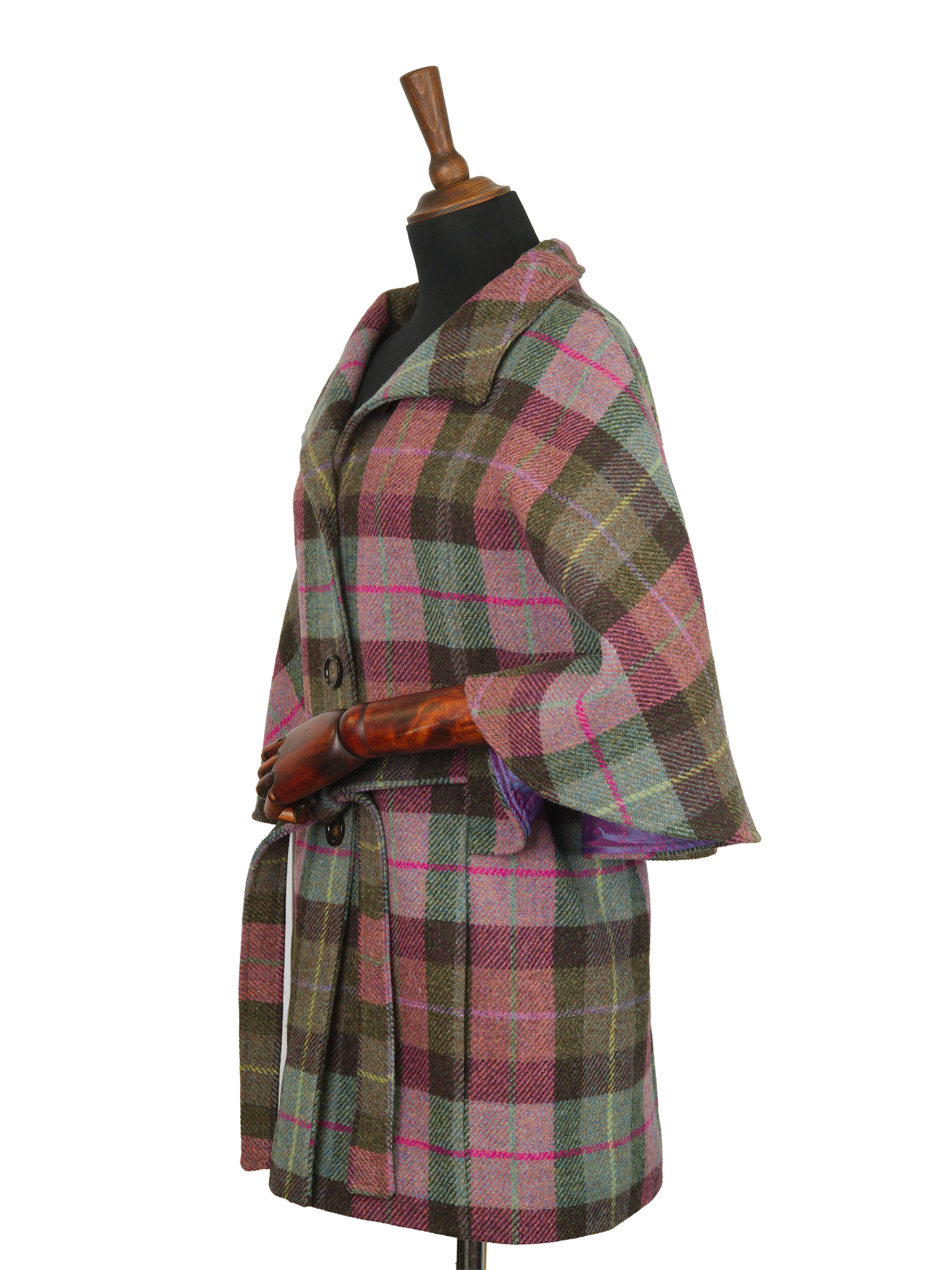 Harris Tweed Ladies Belted Cape - A0254 - Image 3
