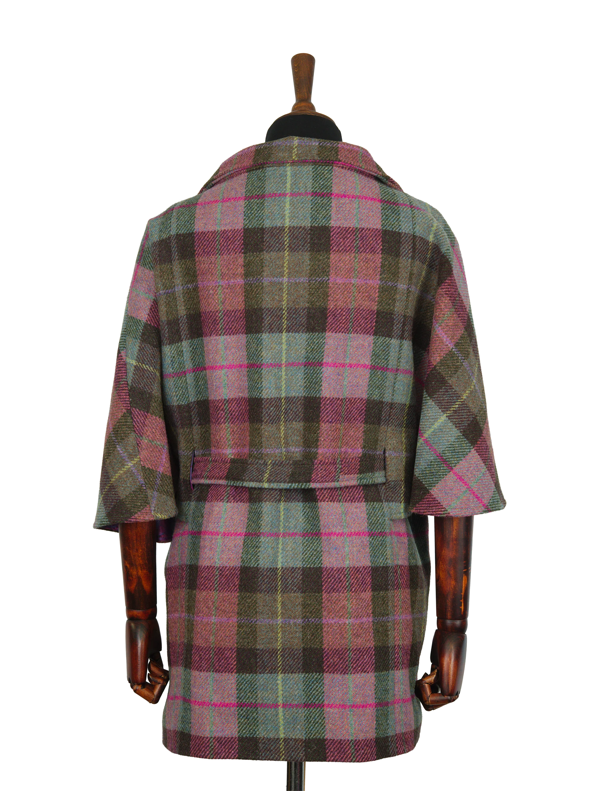 Harris Tweed Ladies Belted Cape - A0254 - Image 4