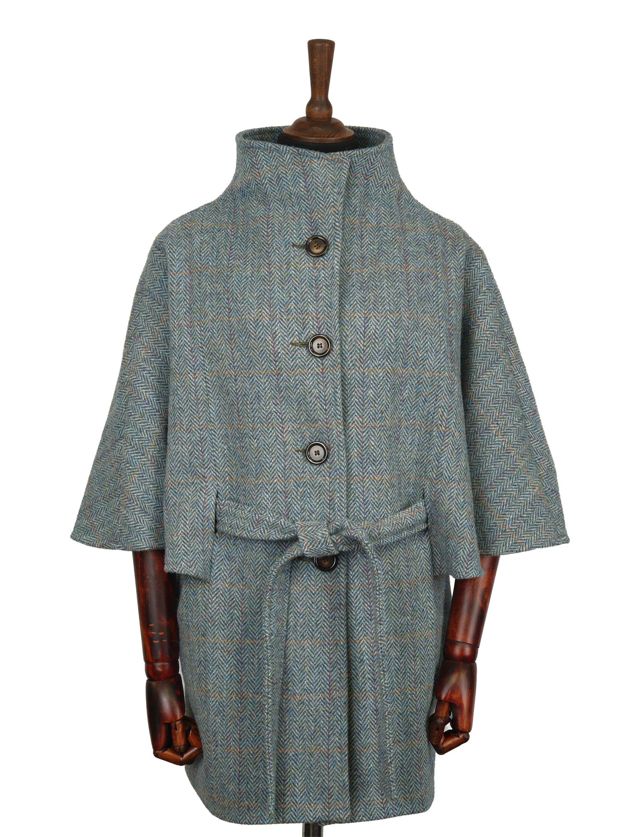 Harris Tweed Ladies Belted Cape - HB132 - Image 2