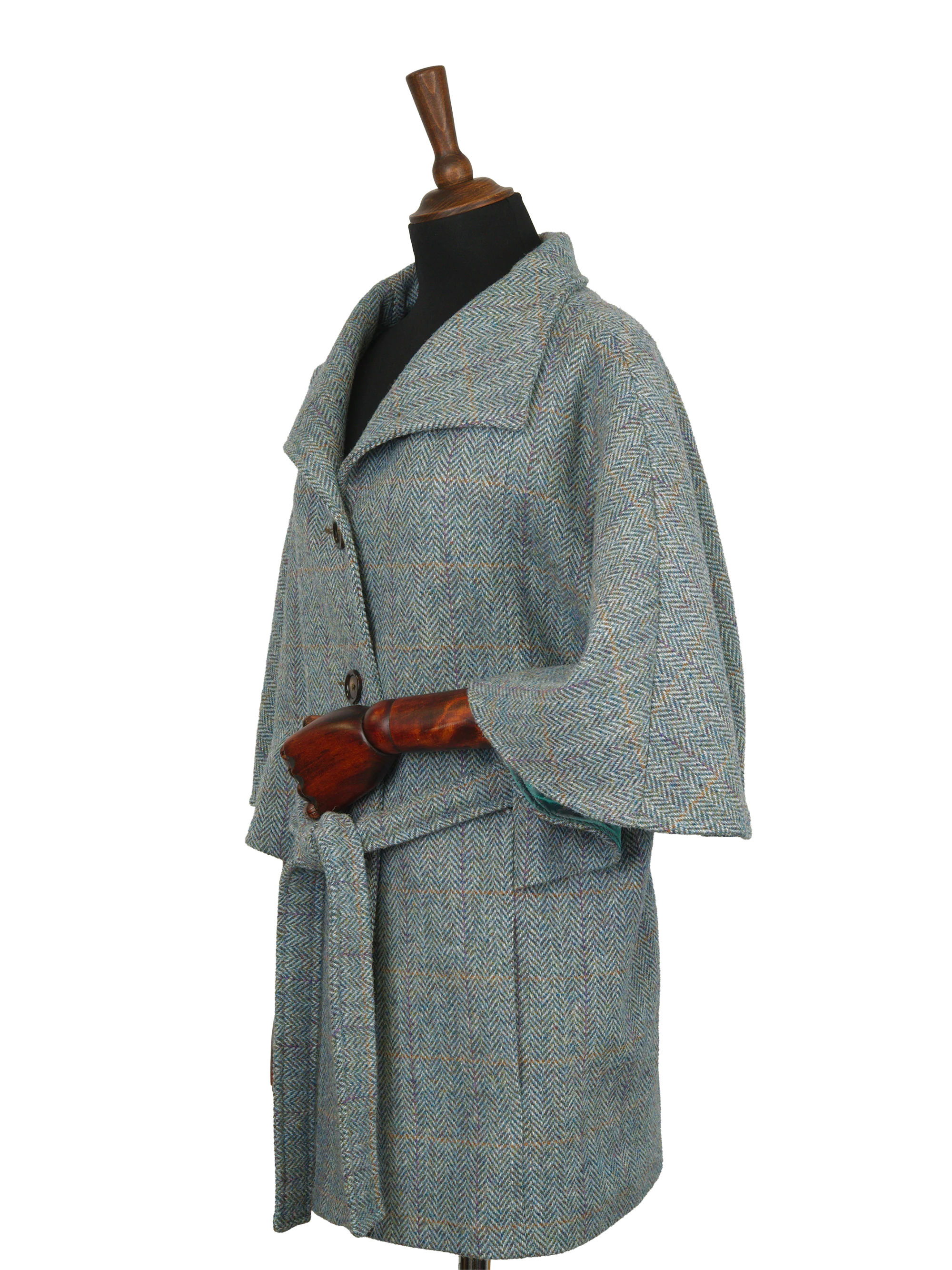 Harris Tweed Ladies Belted Cape - HB132 - Image 3