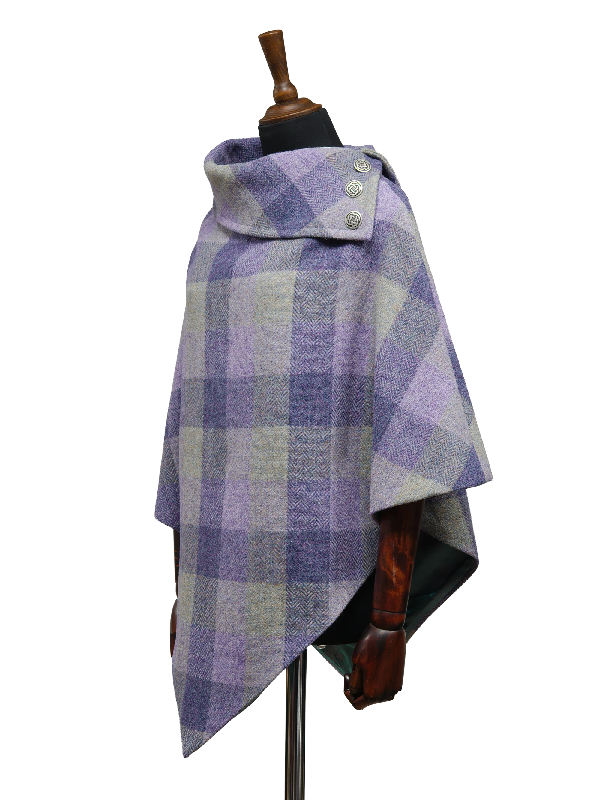 Harris Tweed Ladies Celtic Cape - HB156 - Image 3