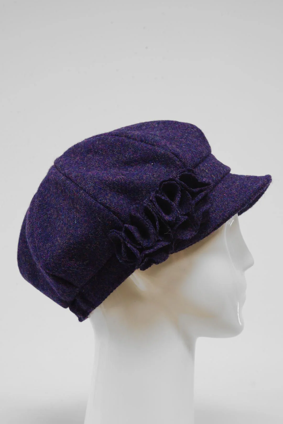 Harris Tweed Ladies Flower Hat (HW) - 337