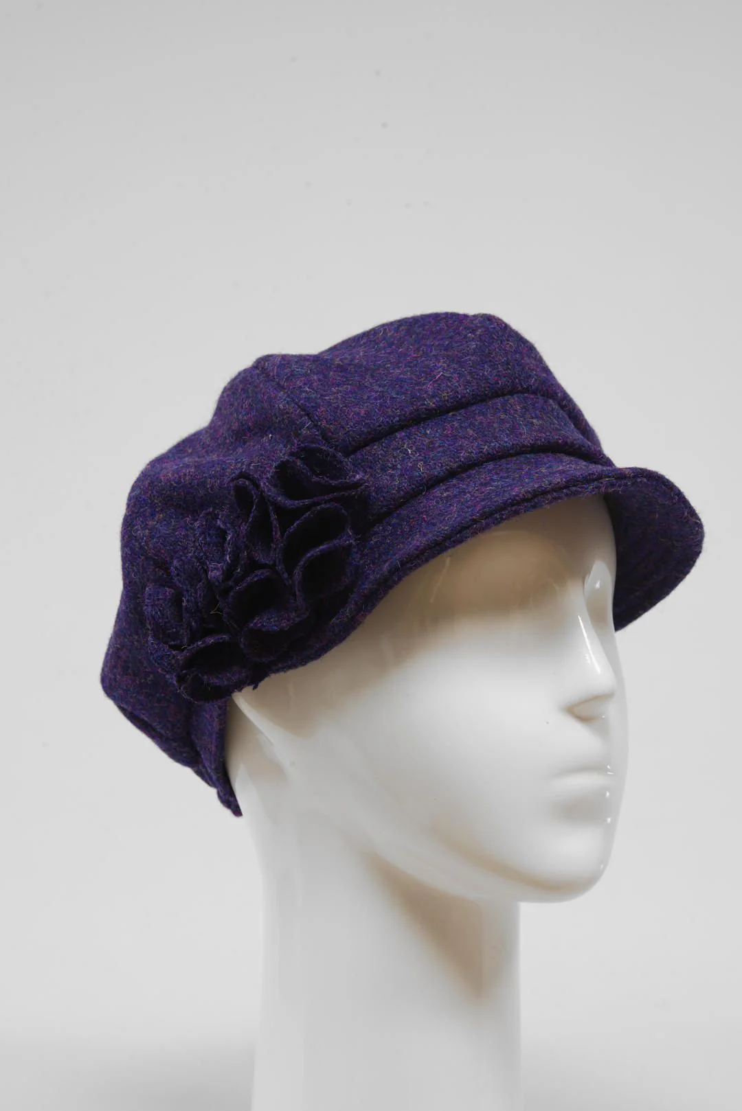 Harris Tweed Ladies Flower Hat (HW) - 337 - Image 2