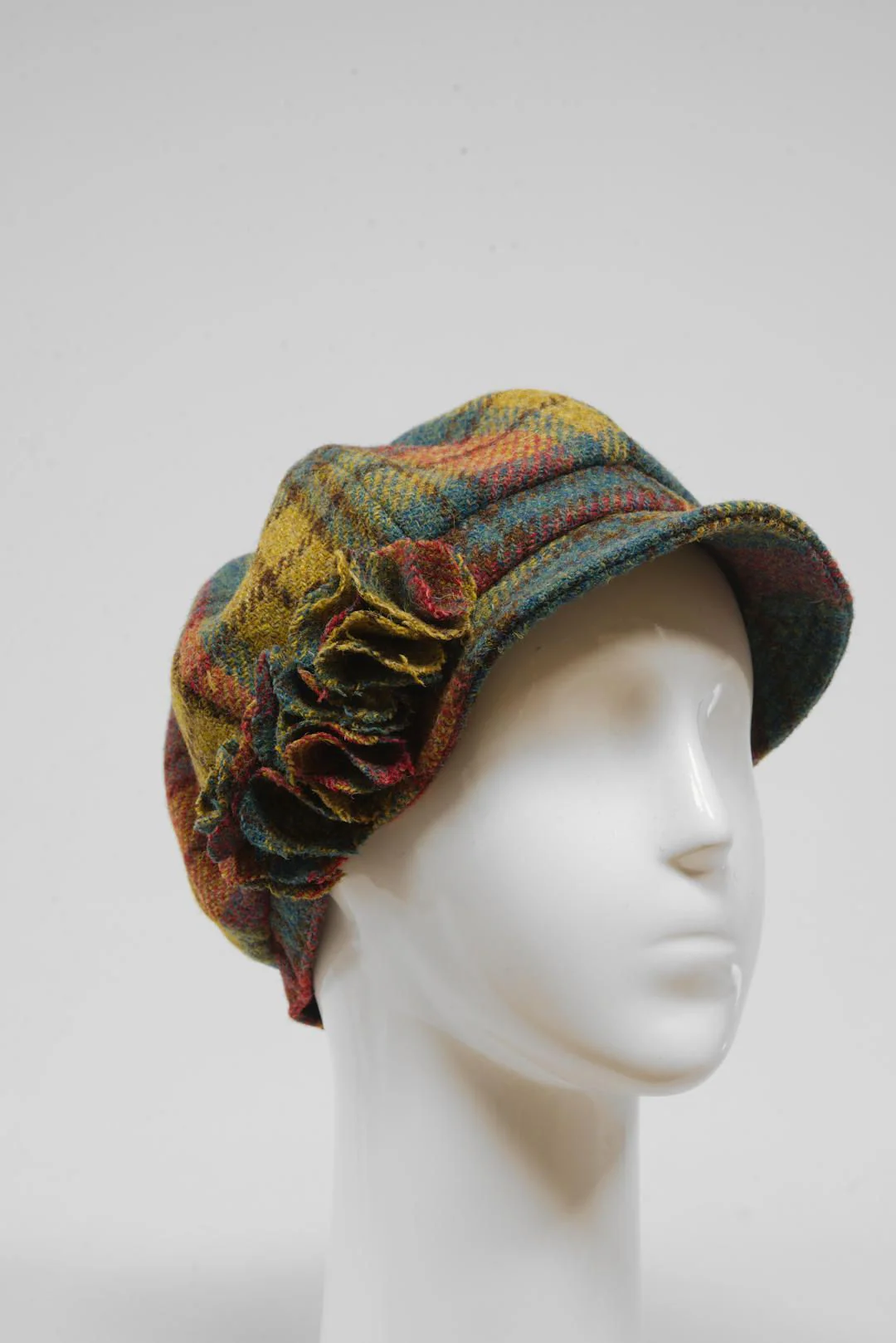 Harris Tweed Ladies Flower Hat (HW) - A0194 - Image 2