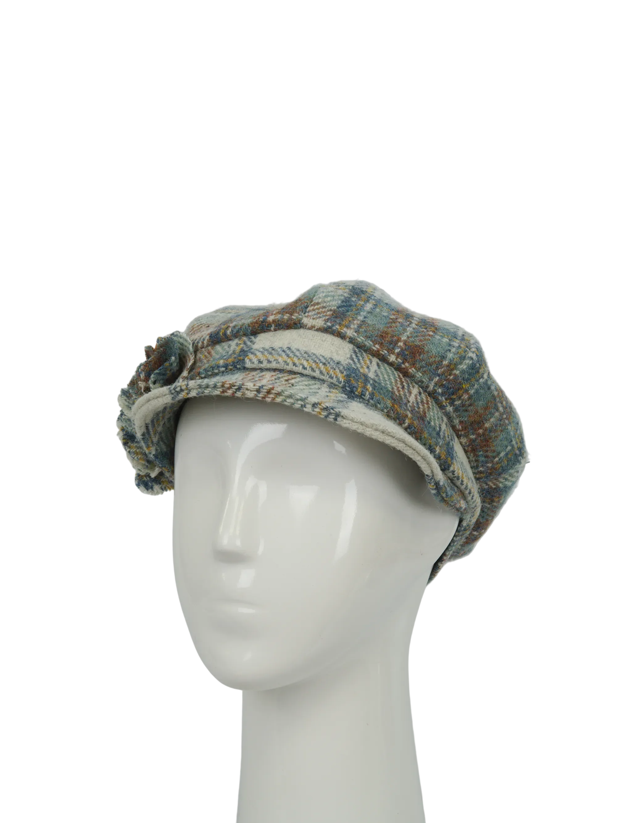 Harris Tweed Ladies Flower Hat - (HW) A0259 - Image 3