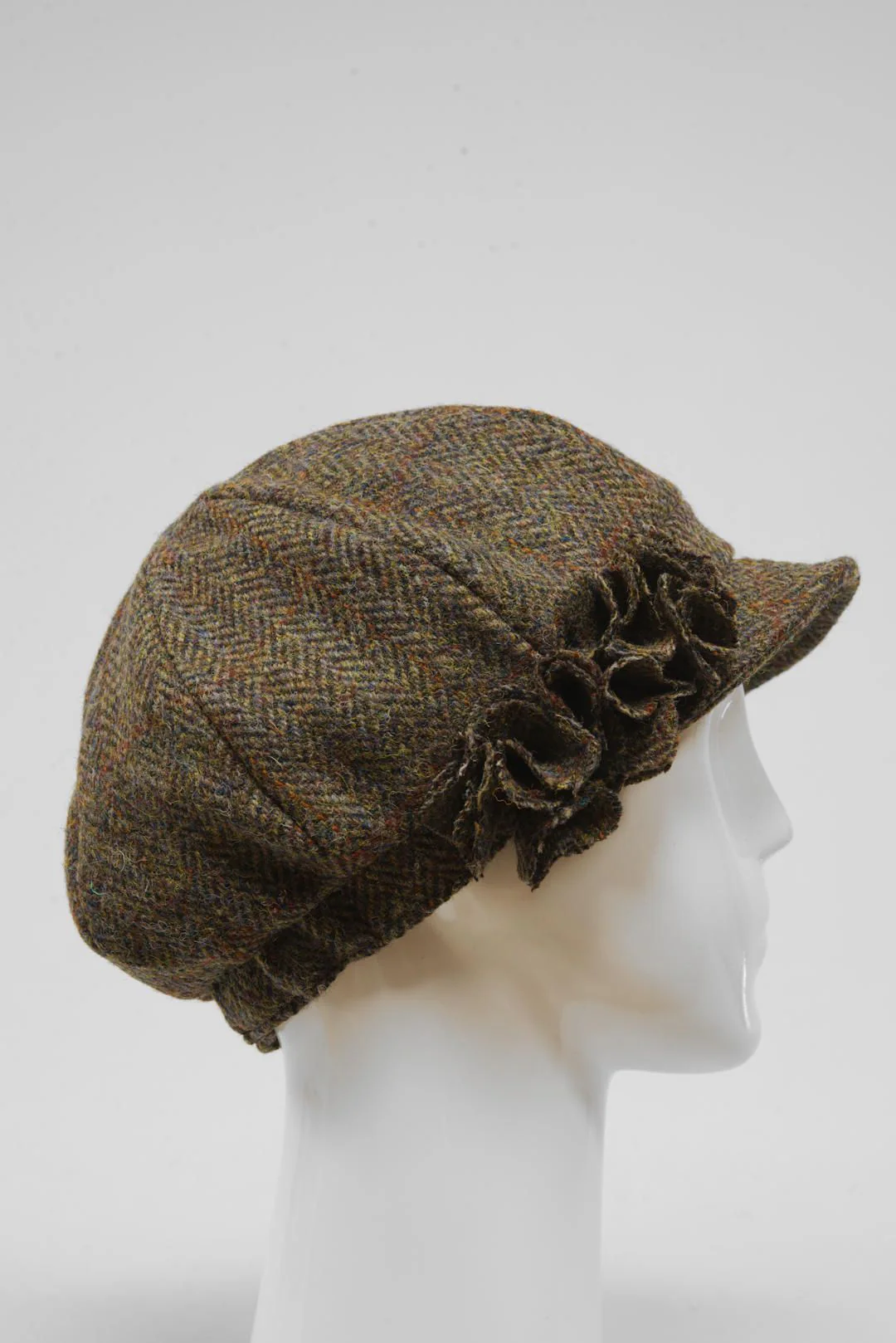 Harris Tweed Ladies Flower Hat (HW) - HB40