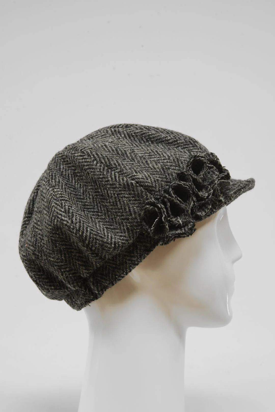Harris Tweed Ladies Flower Hat (HW) - HB64