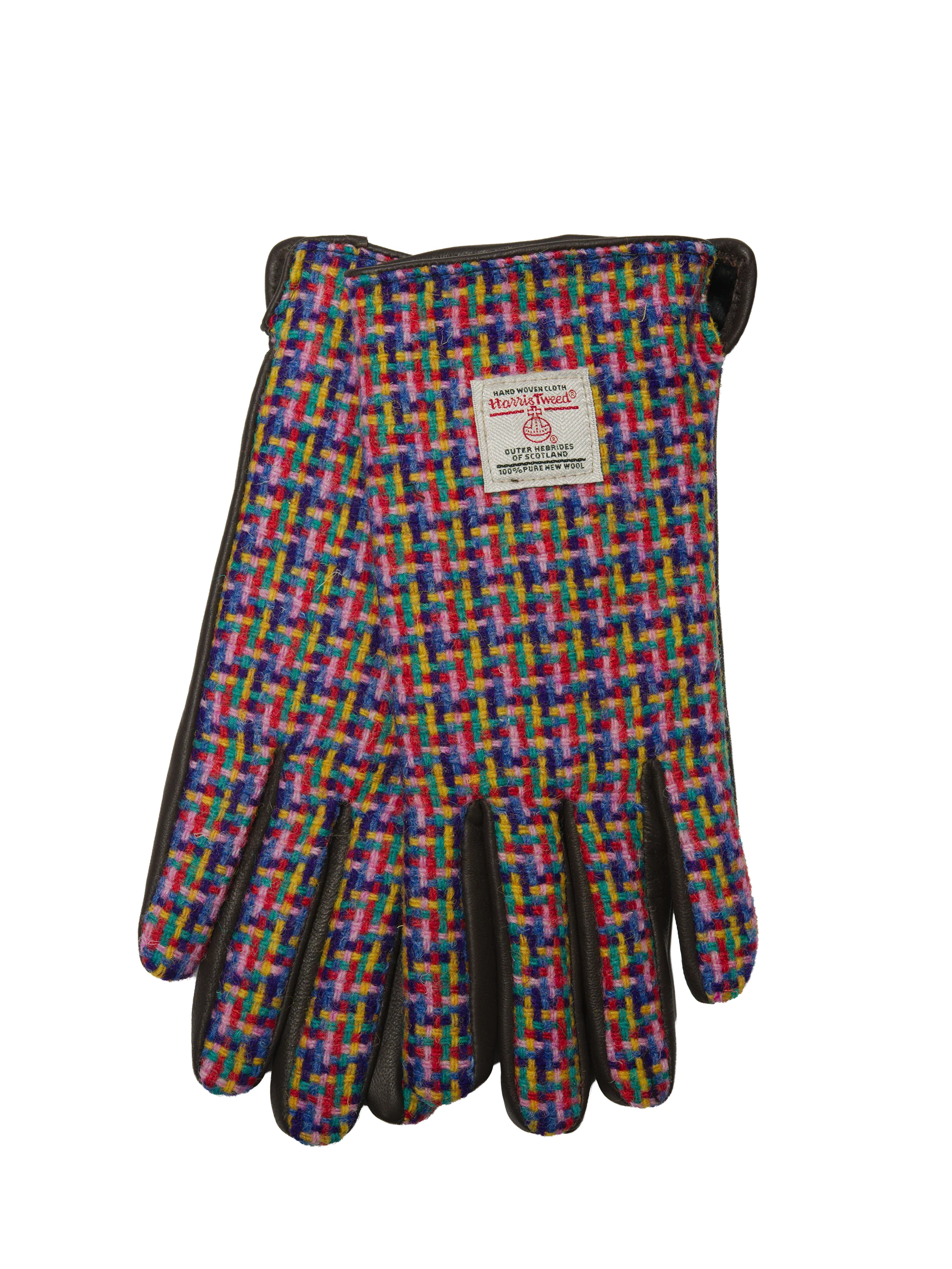 Harris Tweed Ladies Gloves - Jazzy Weave (GA) - Image 2