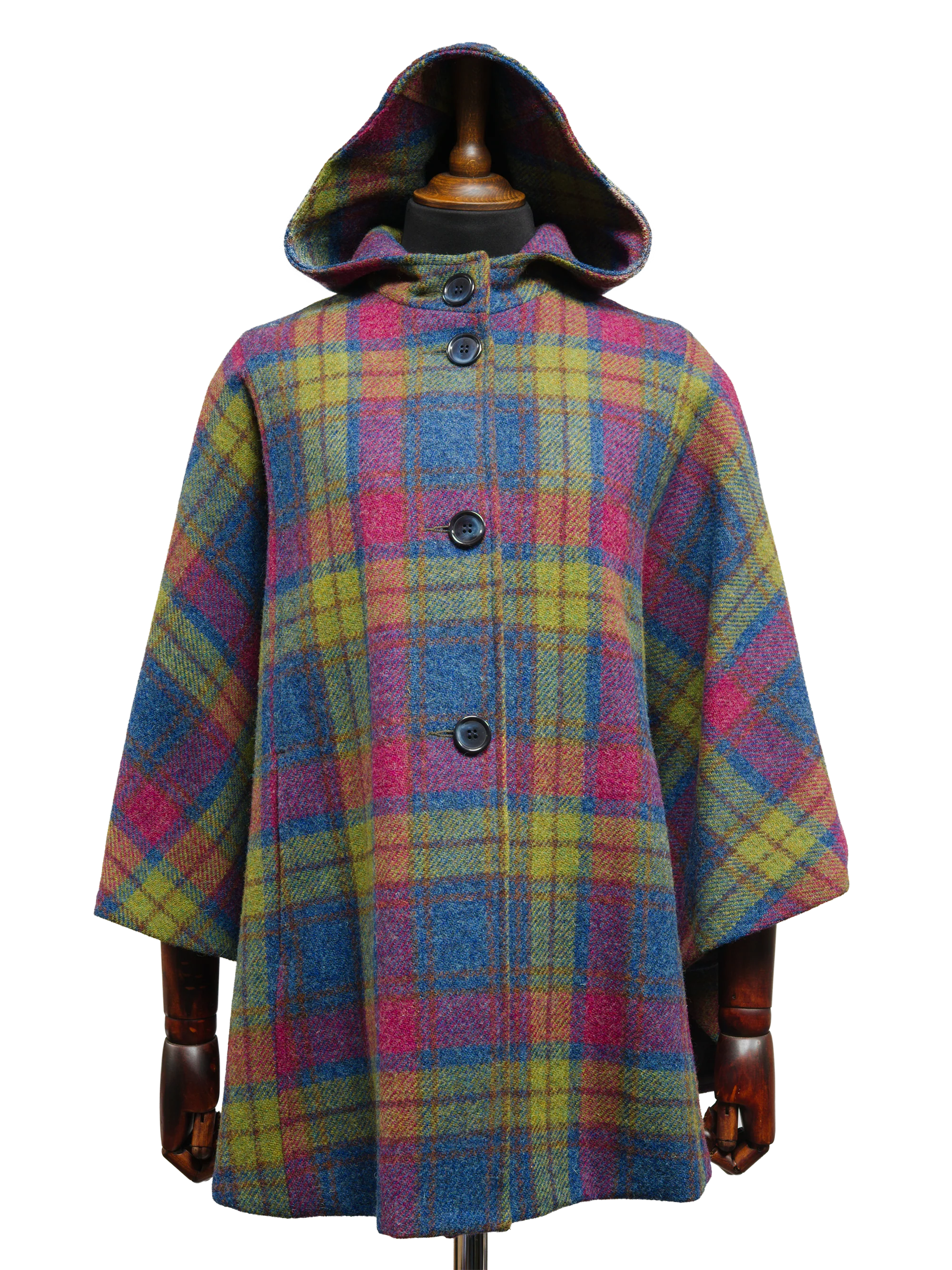 Harris Tweed Ladies Hooded Cape - A0195