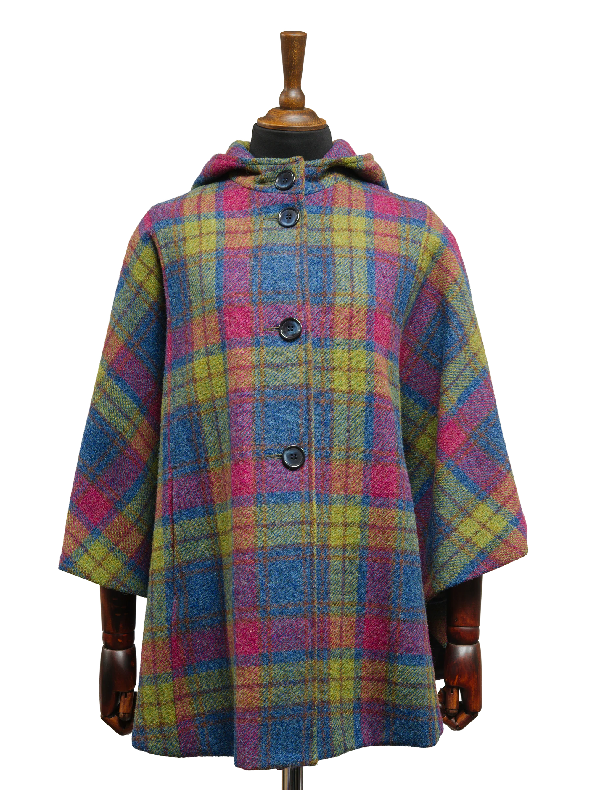 Harris Tweed Ladies Hooded Cape - A0195 - Image 2