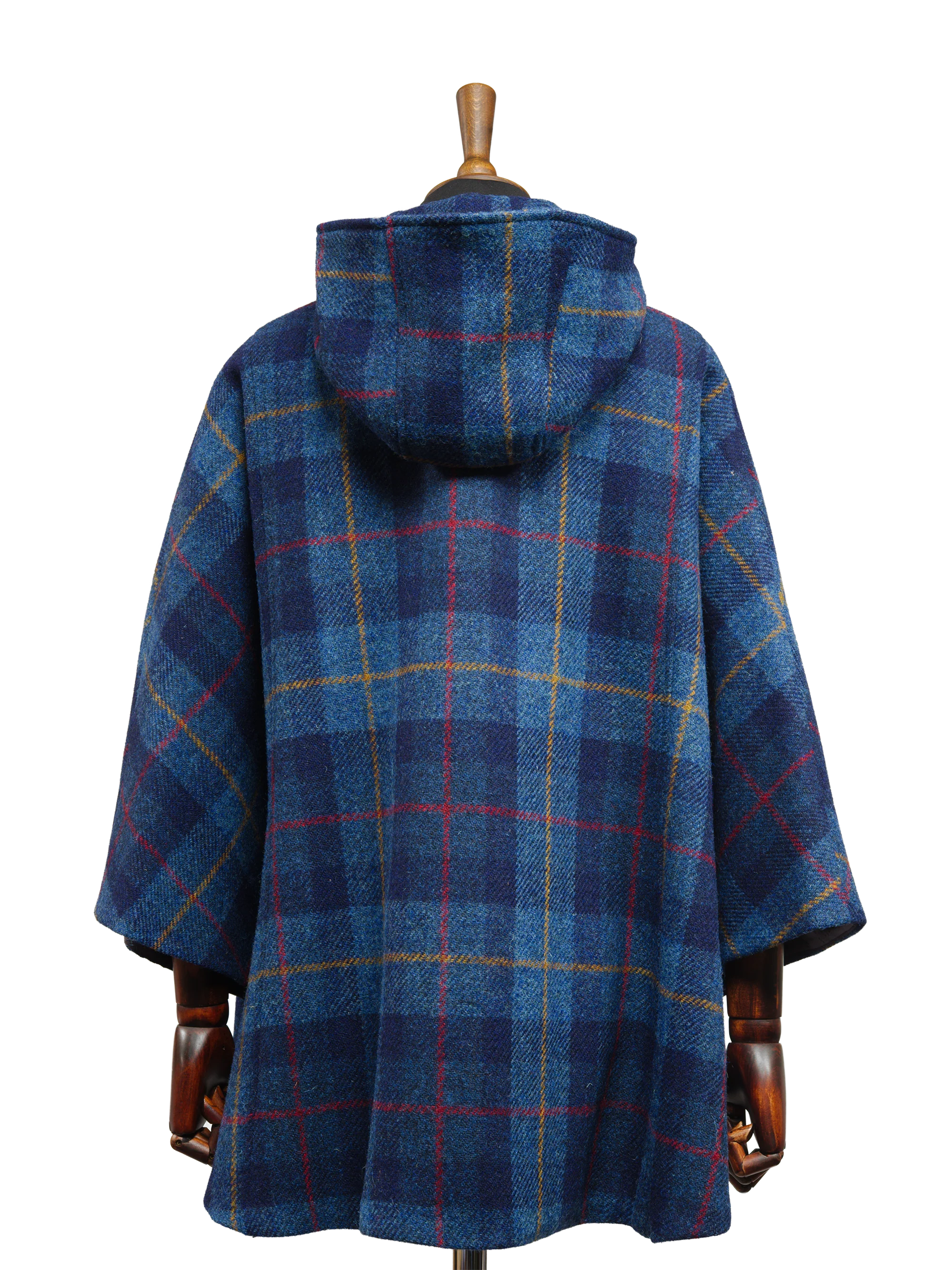 Harris Tweed Ladies Hooded Cape - A075 - Image 4