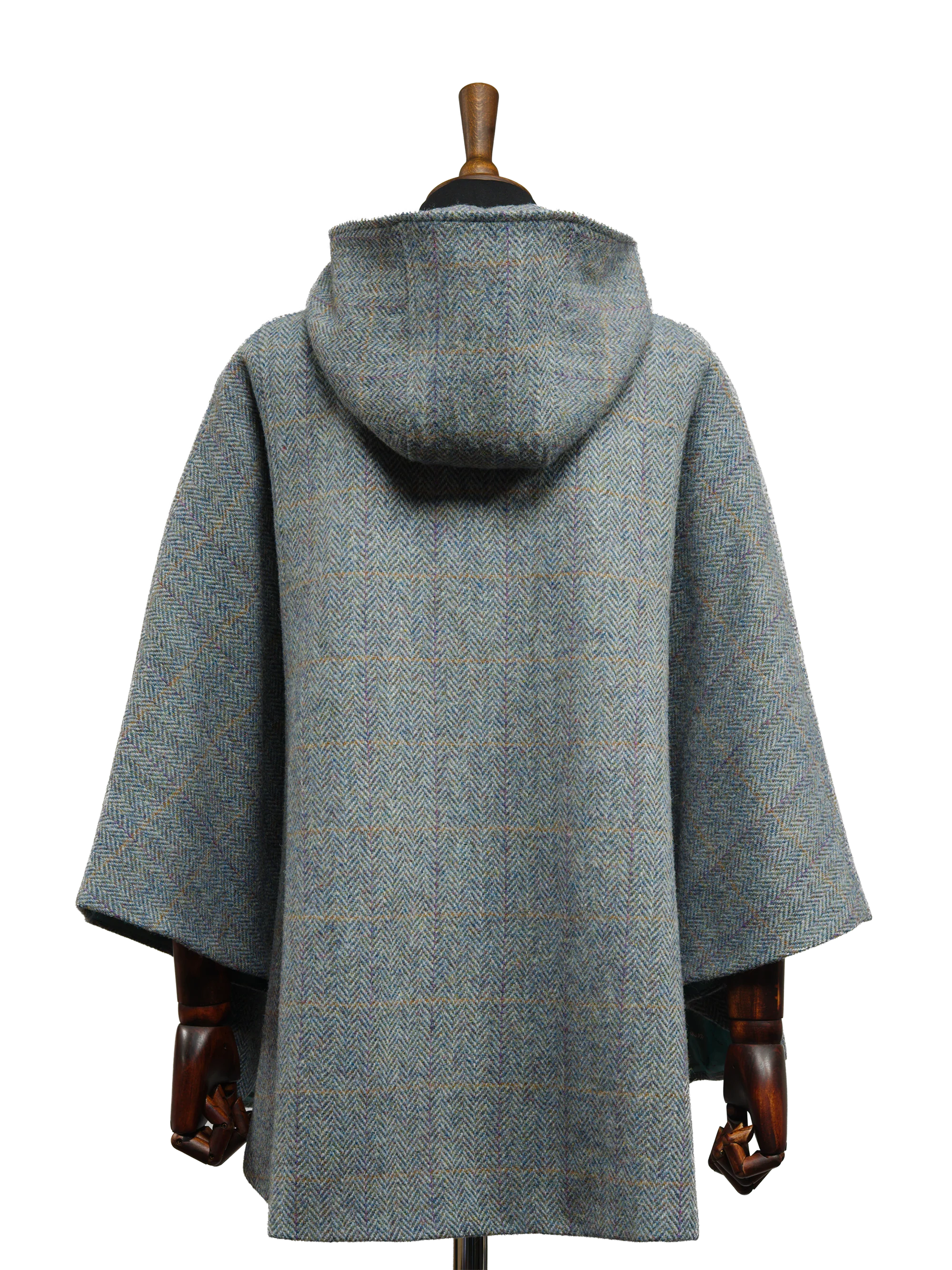 Harris Tweed Ladies Hooded Cape - HB132 - Image 4