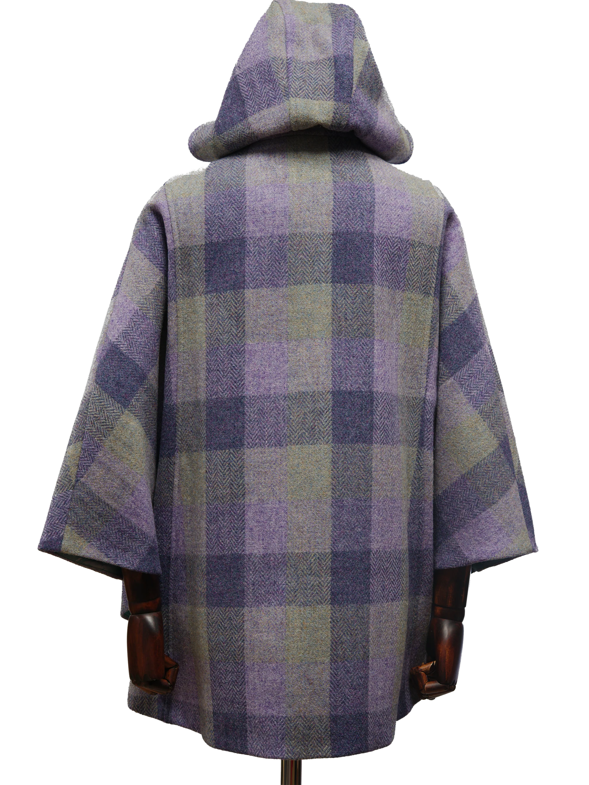 Harris Tweed Ladies Hooded Cape - HB156 - Image 5