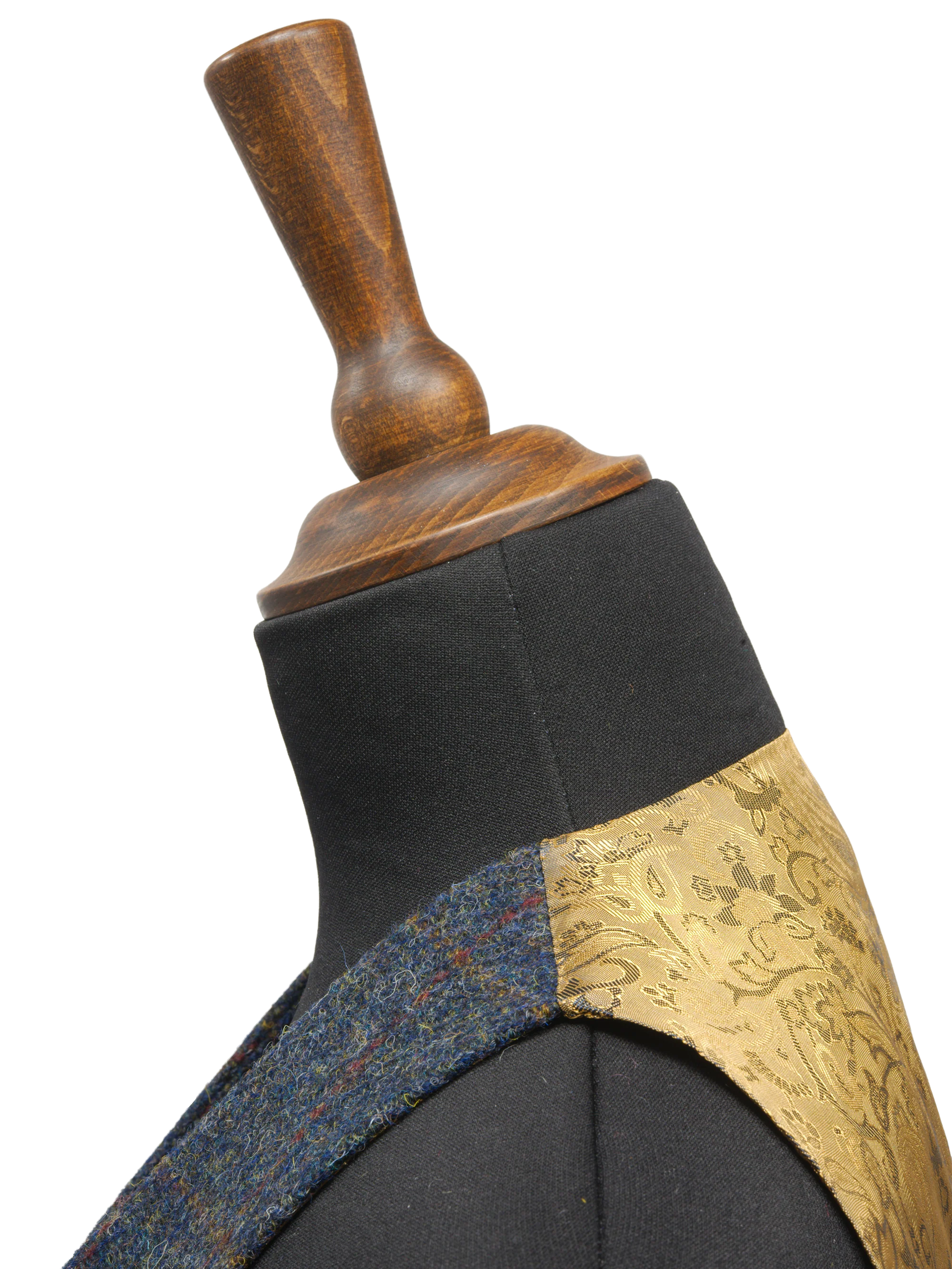 Harris Tweed Ladies Janet Waistcoat - Blue Multi - Image 6
