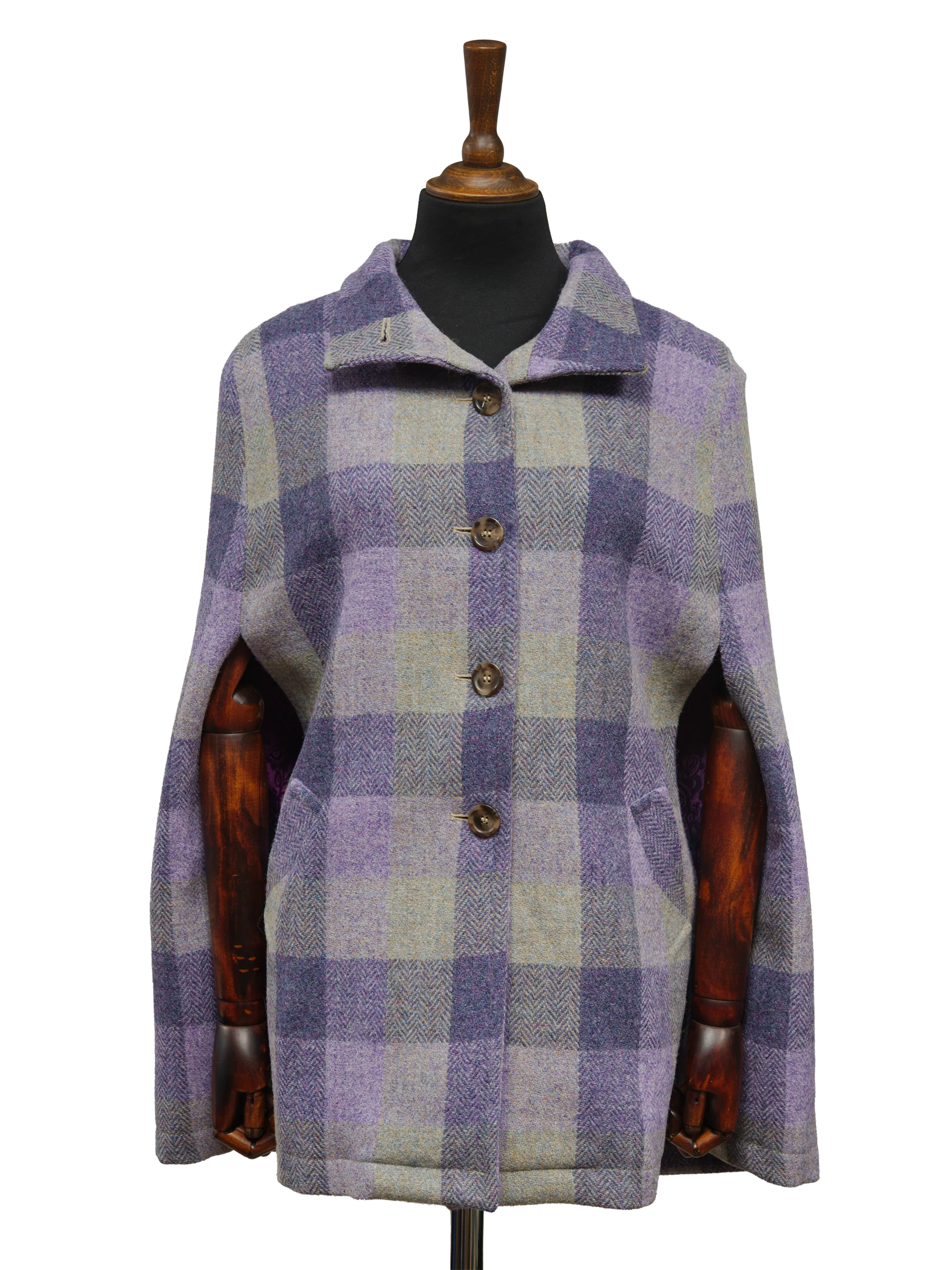 Harris Tweed Ladies Sienna Cape - HB156 - Image 2