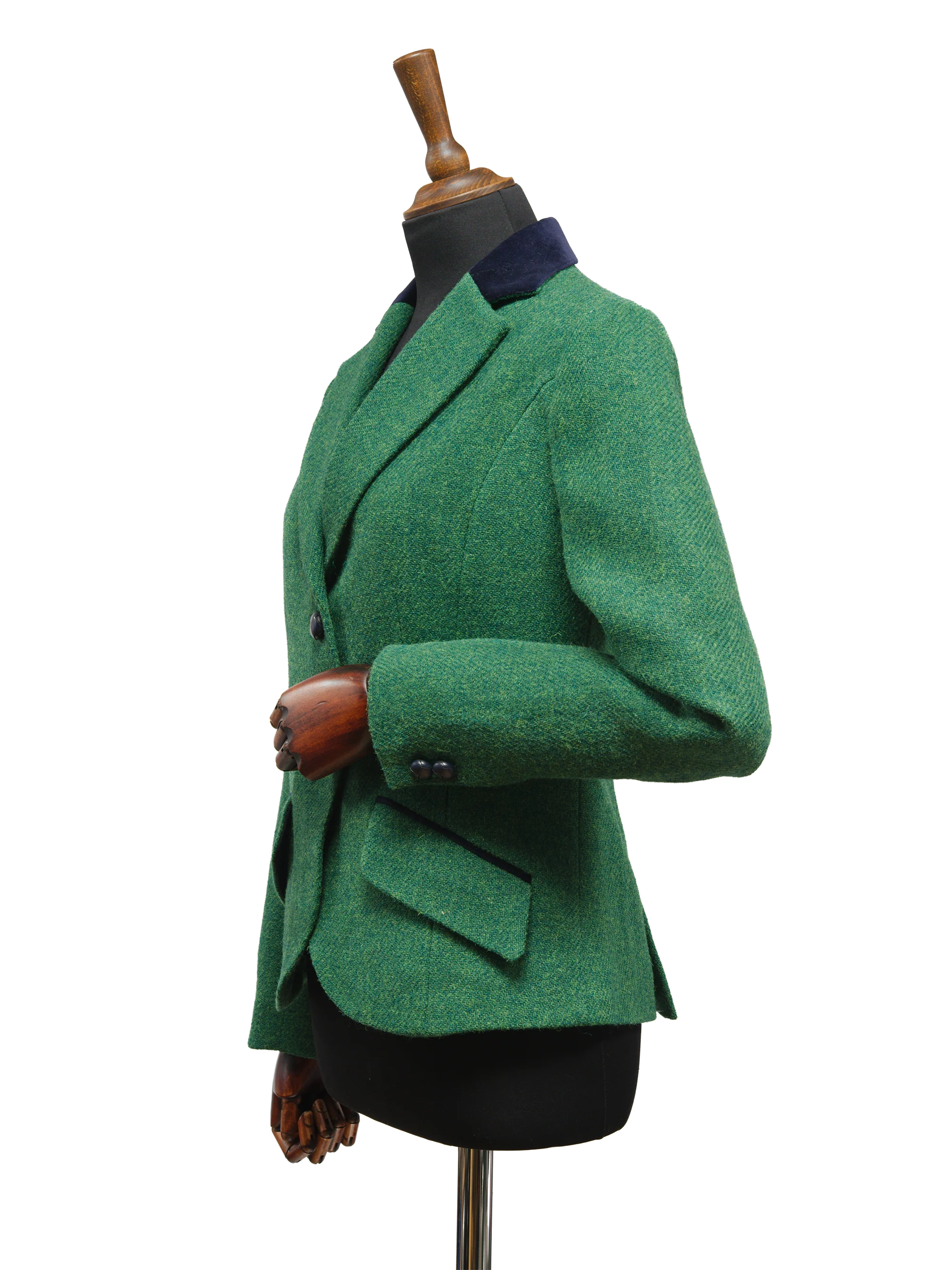 Harris Tweed Lorna Jacket - Mid Green - Image 2