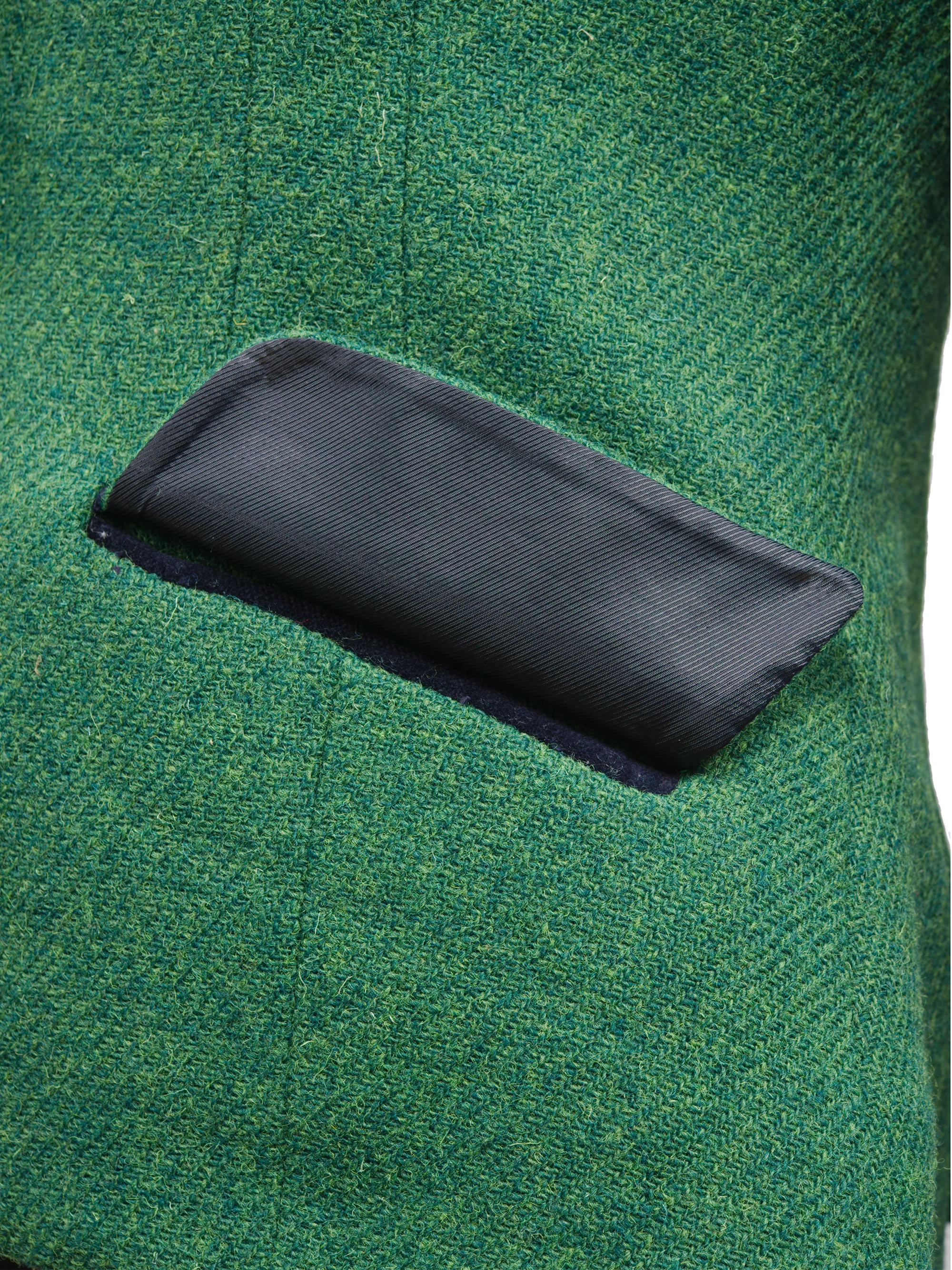 Harris Tweed Lorna Jacket - Mid Green - Image 6